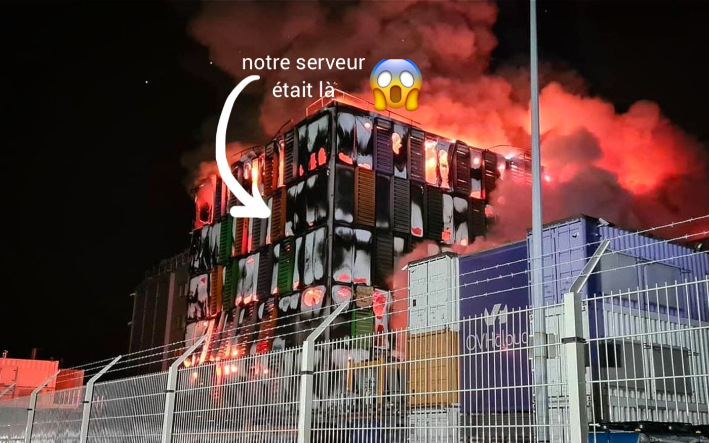 Notre serveur part en fumée