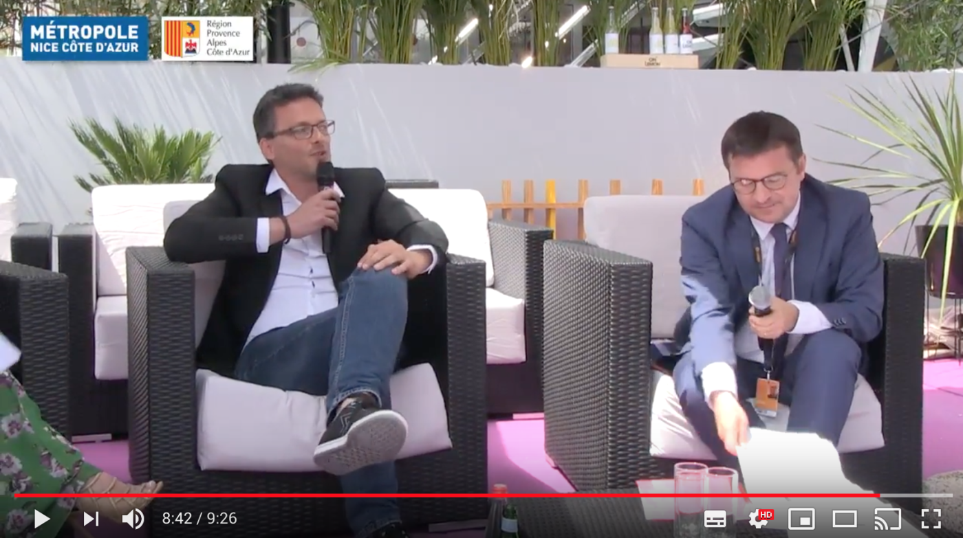 intervention pendant le festival de Cannes 2018