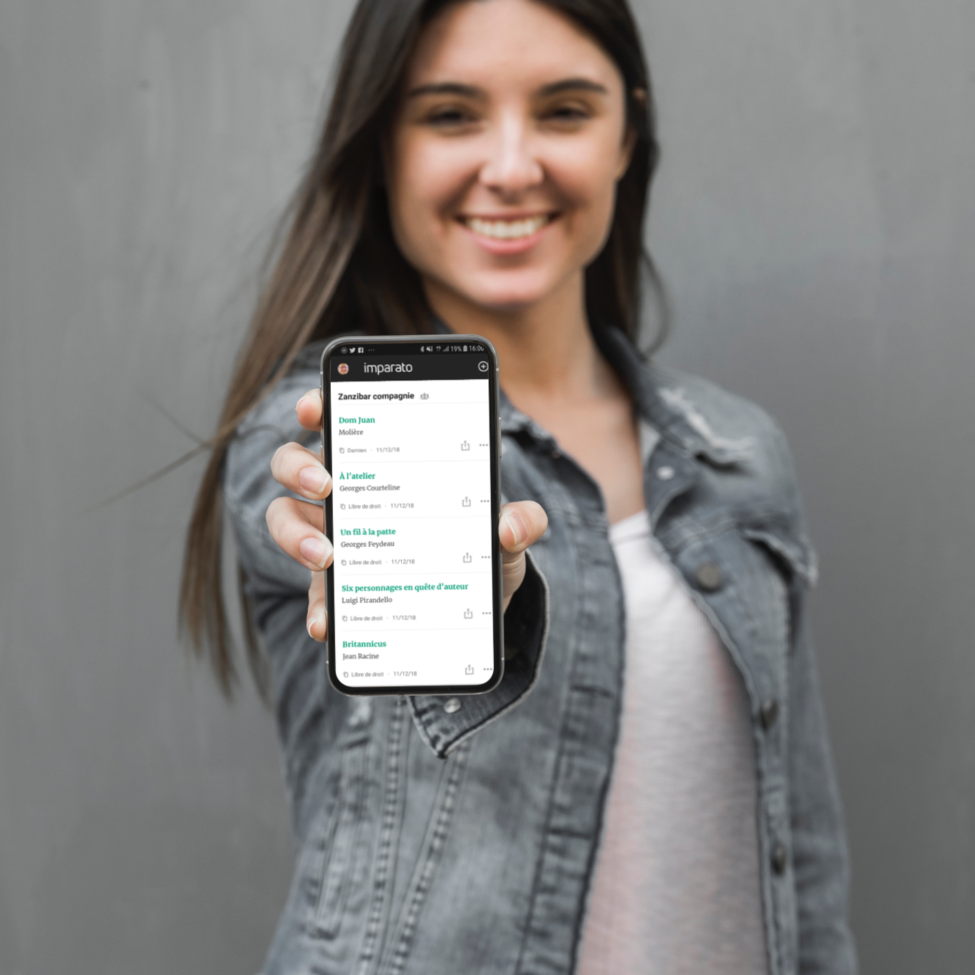 Imparato, enfin une application pour nous les comédien.ne.s !