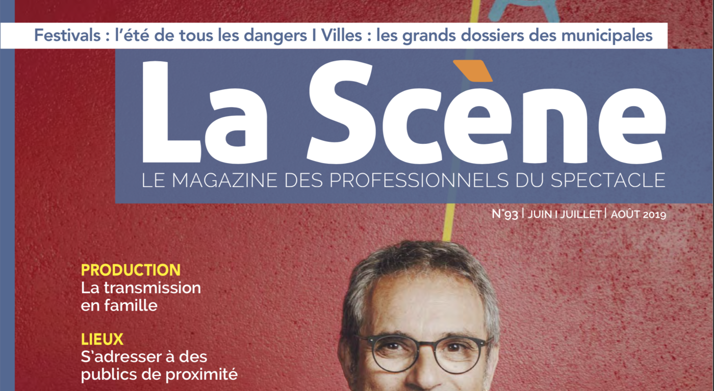 imparato dans la revue la scéne, la revue des professionnels du spectacle, 2019