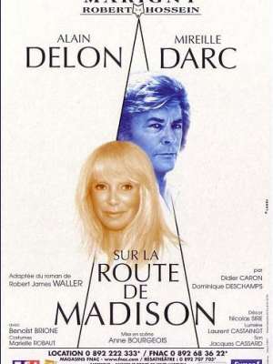 sur la route de madison delon darc affiche