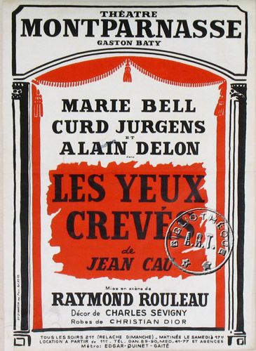 Les yeux crevés avec Alain Delon, Marie Bell