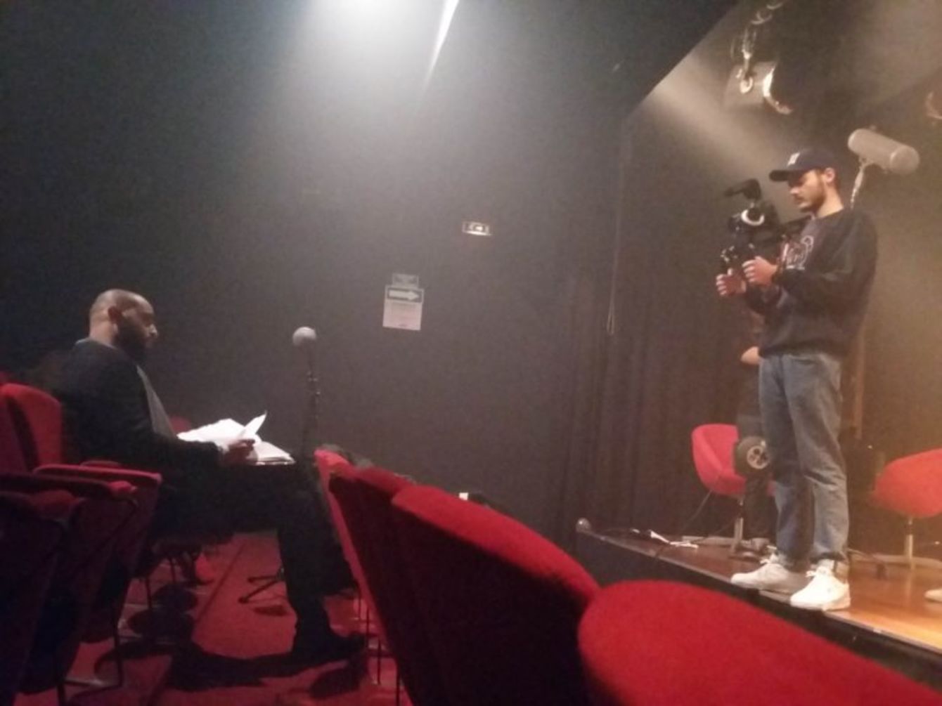 Tournage film Imparato au théâtre 2