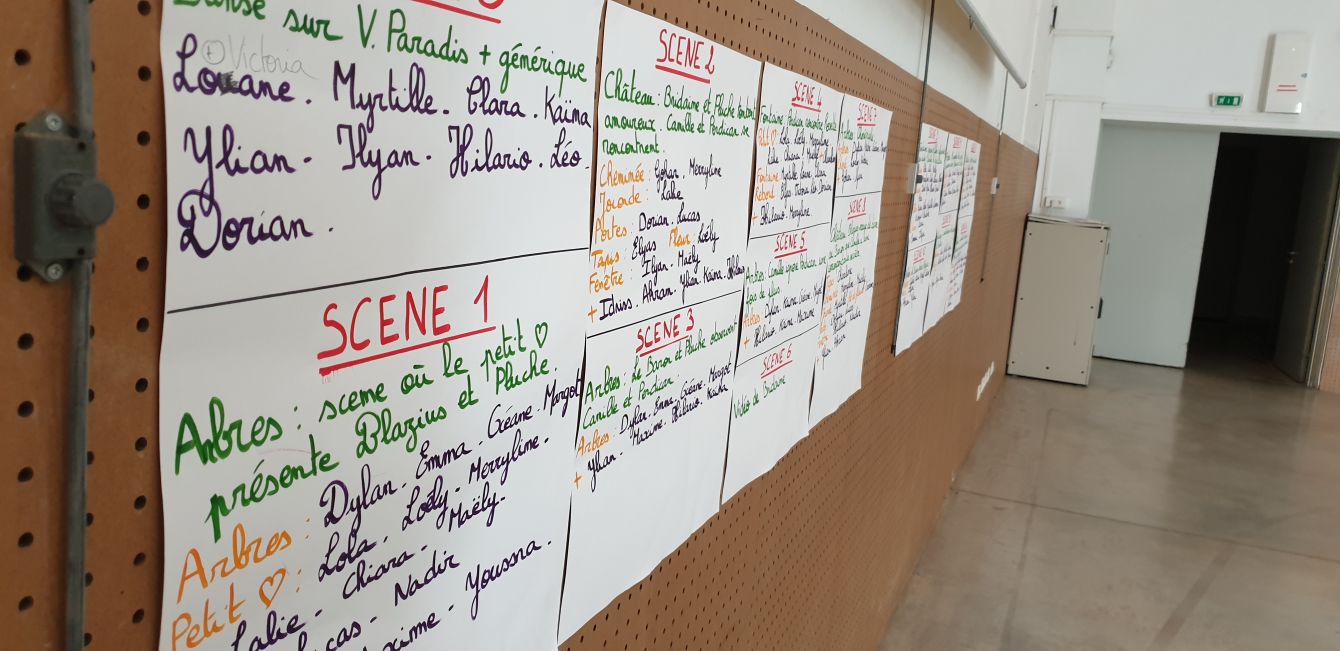 déroulé de la pièce