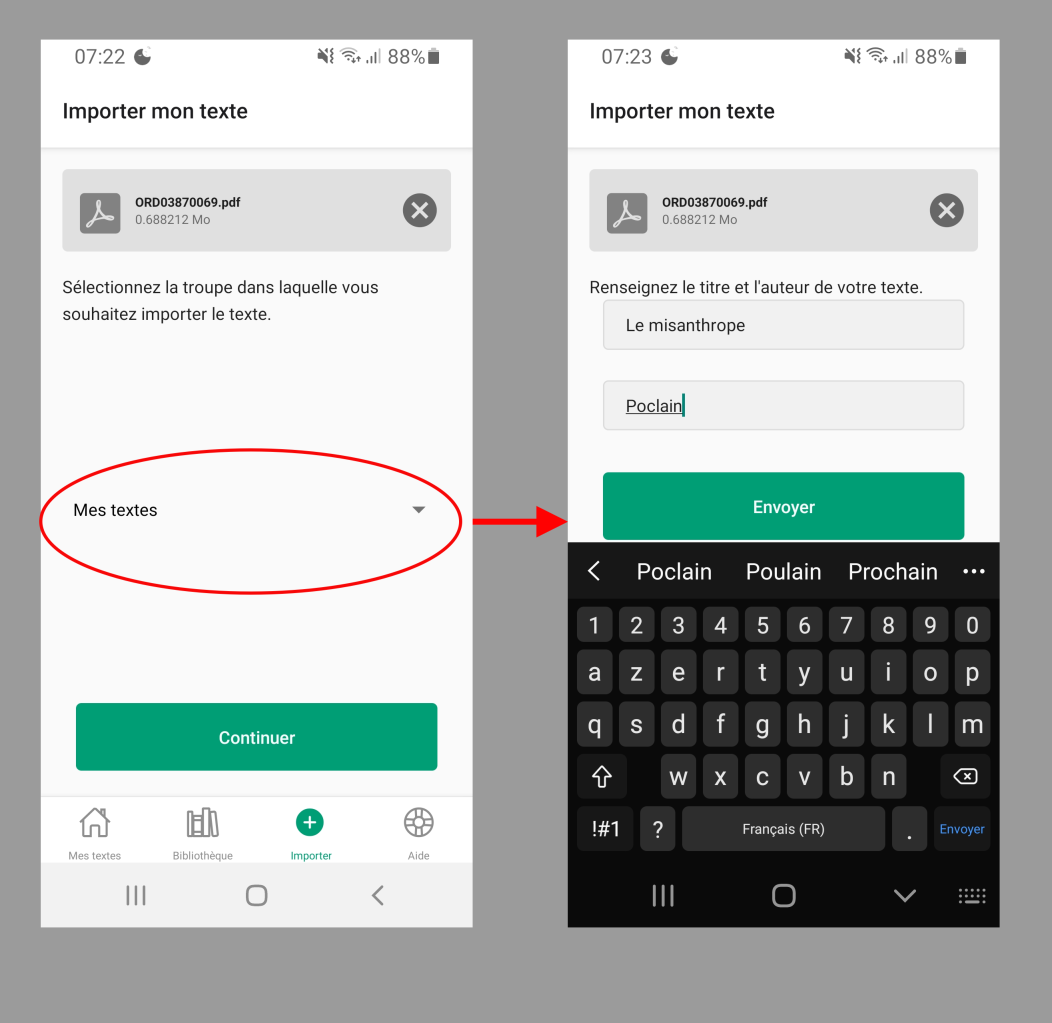 import from application 2/2