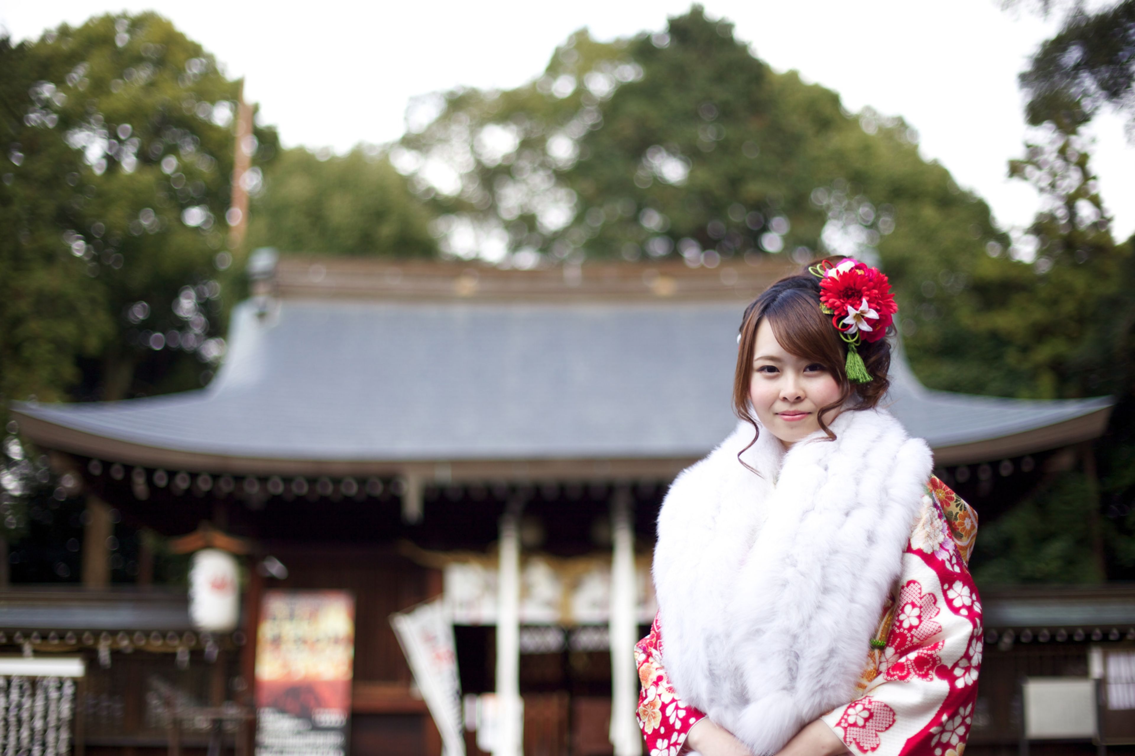 成人式の写真撮影