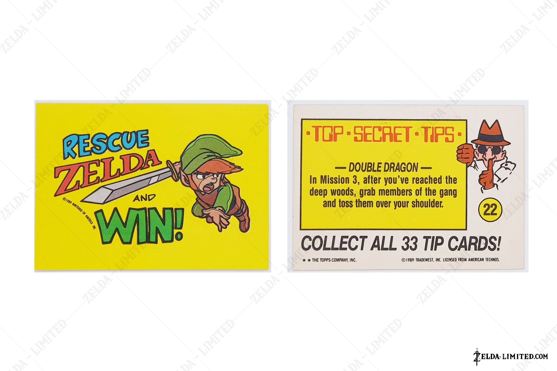 n22 tip cards stickers