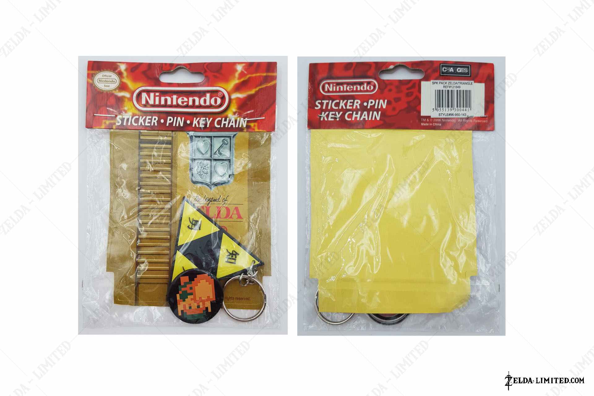 sticker pin key chain