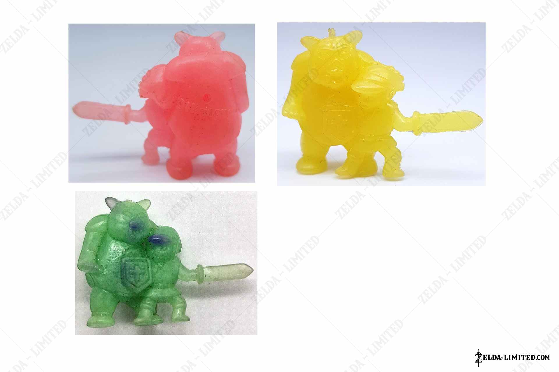 unpainted bright figurine link ganon