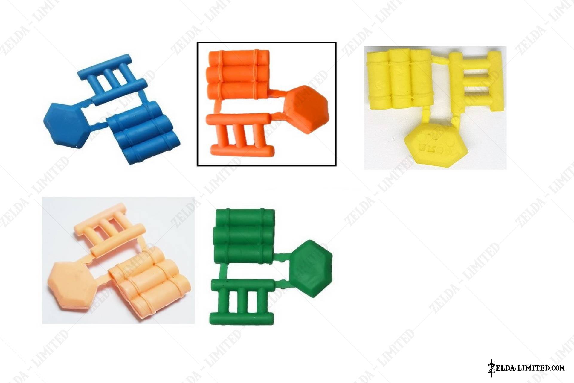 unpainted set 1 figure rubis raft scale