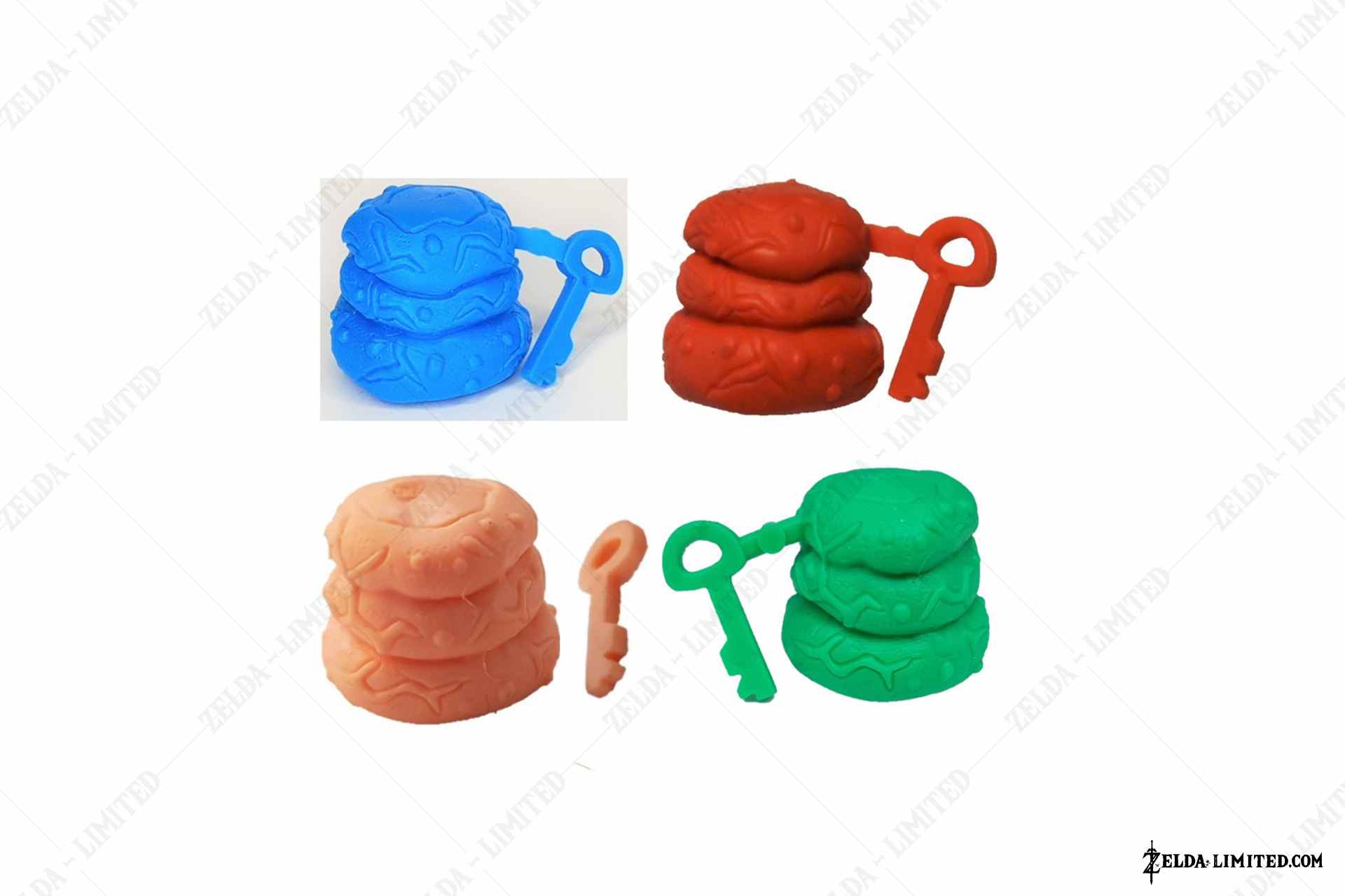 unpainted set 1 figure like like and key