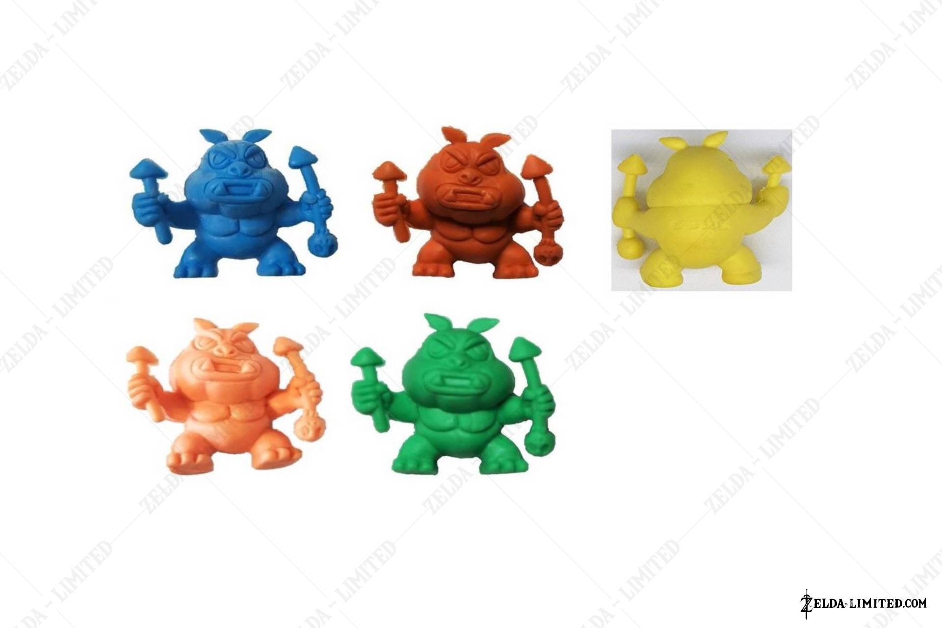 unpainted set 1 figure moblin