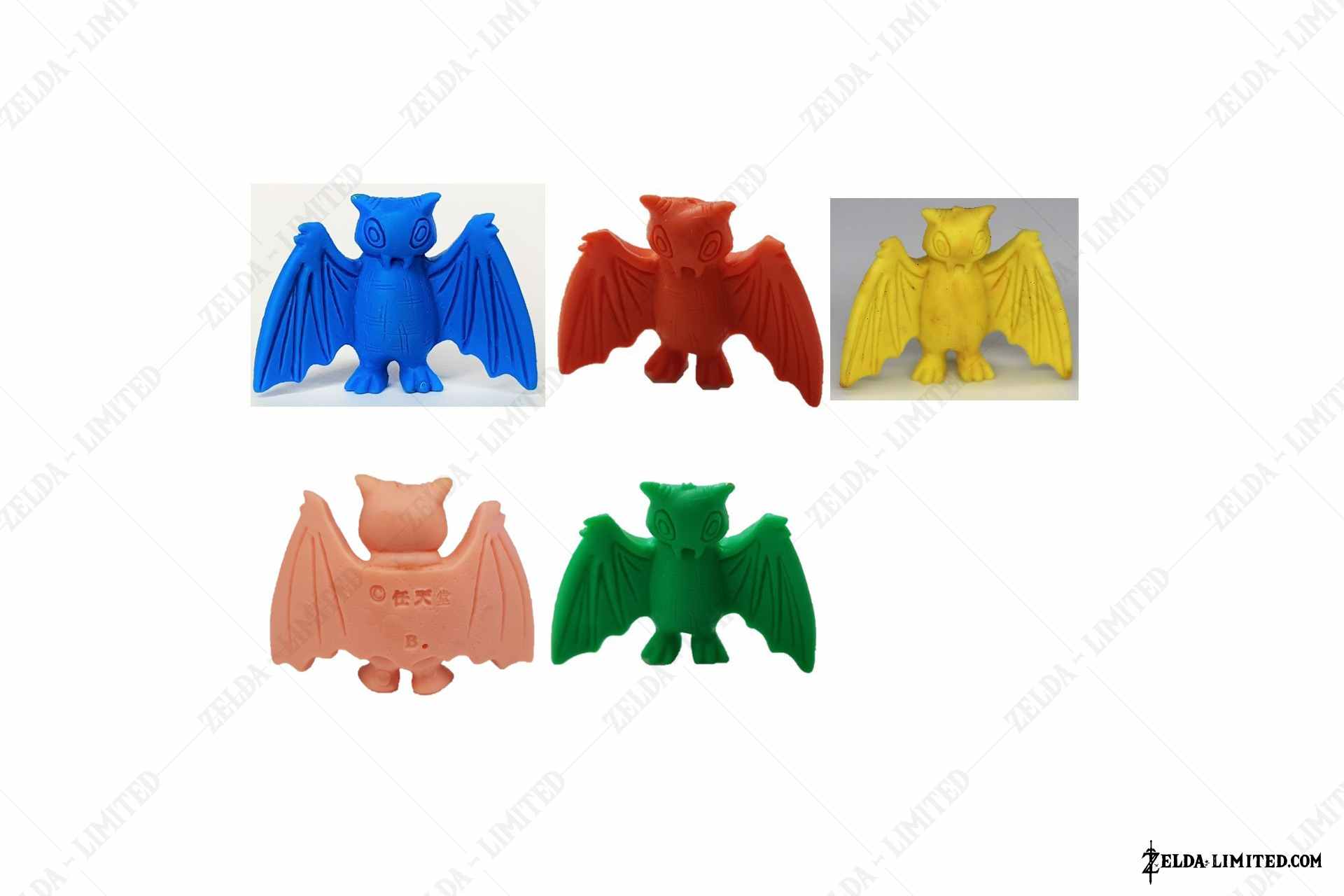 unpainted set 2 figure keese