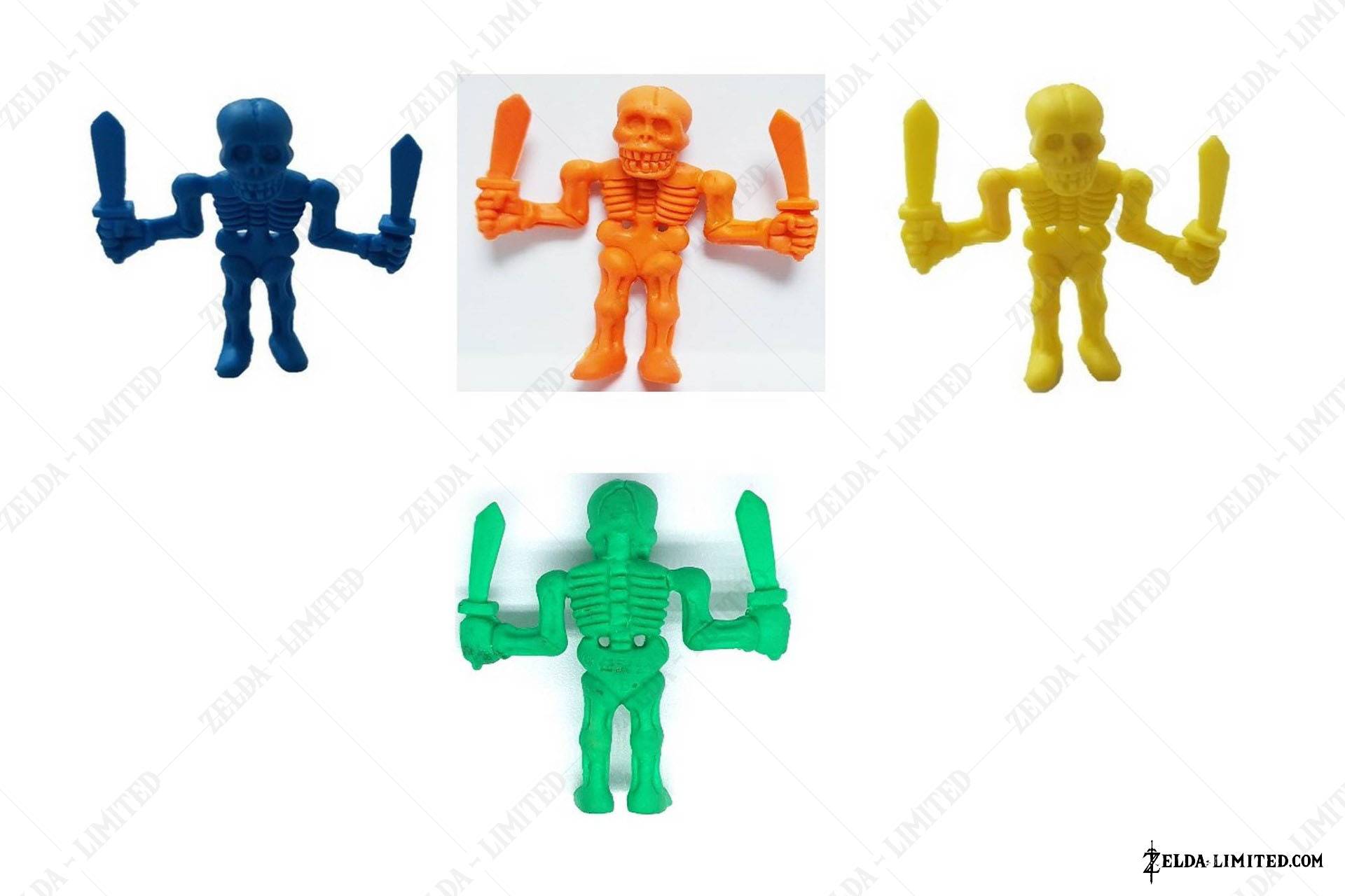 unpainted set 2 figure stalfos
