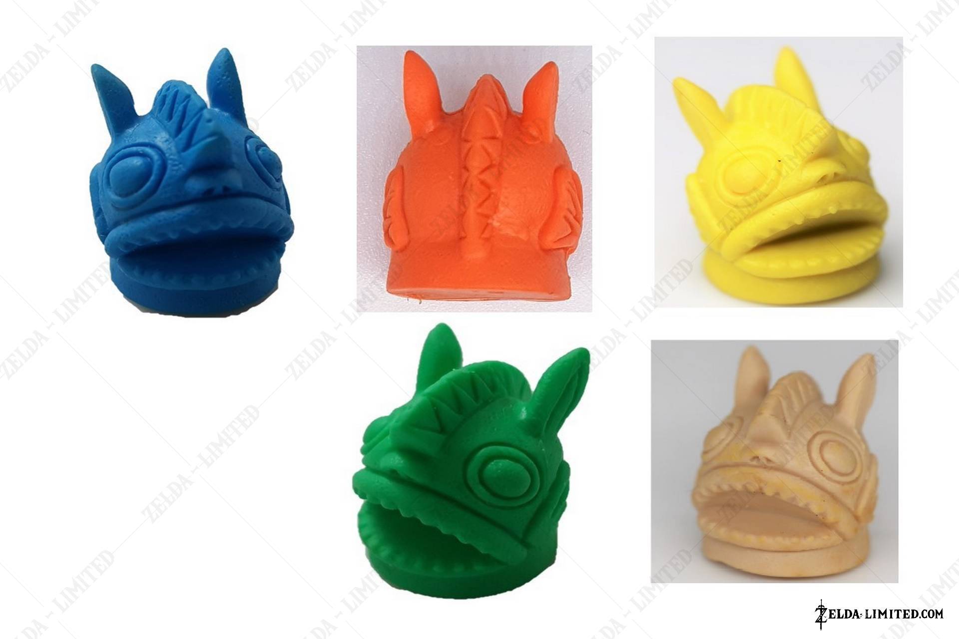unpainted set 2 figure stone statue