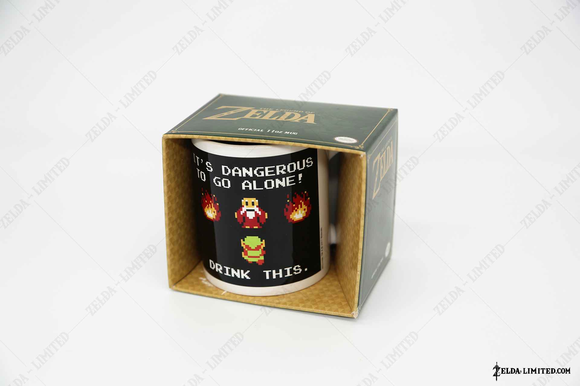 mug it's dangerous to go alone ! drink this