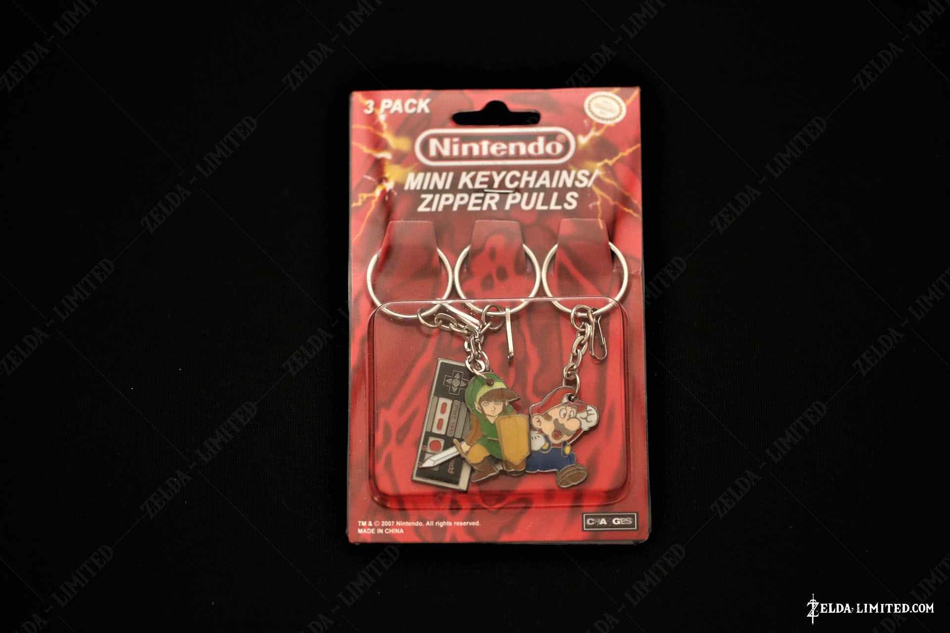 3 mini keychains