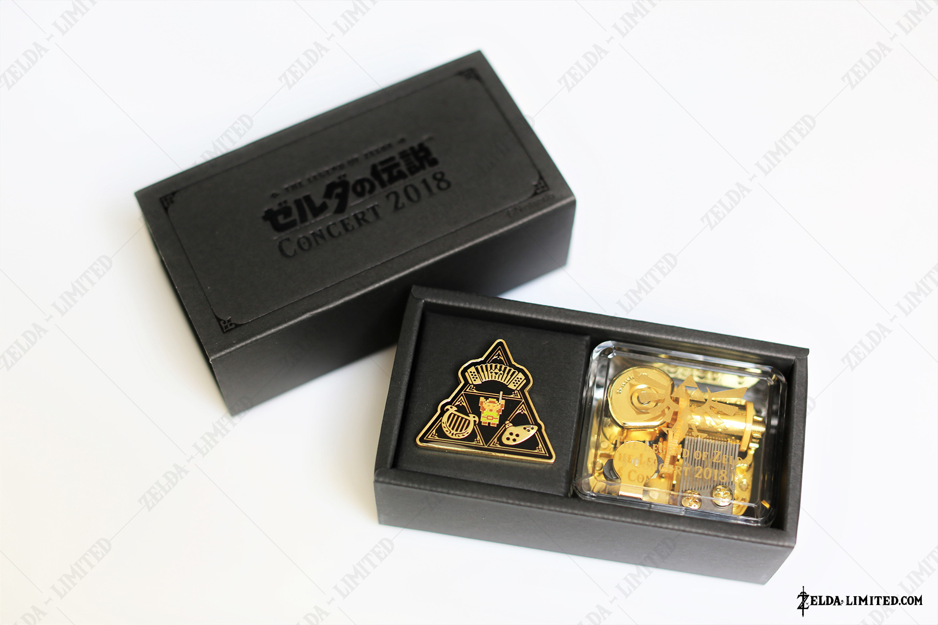 Music Box with Pin Badge