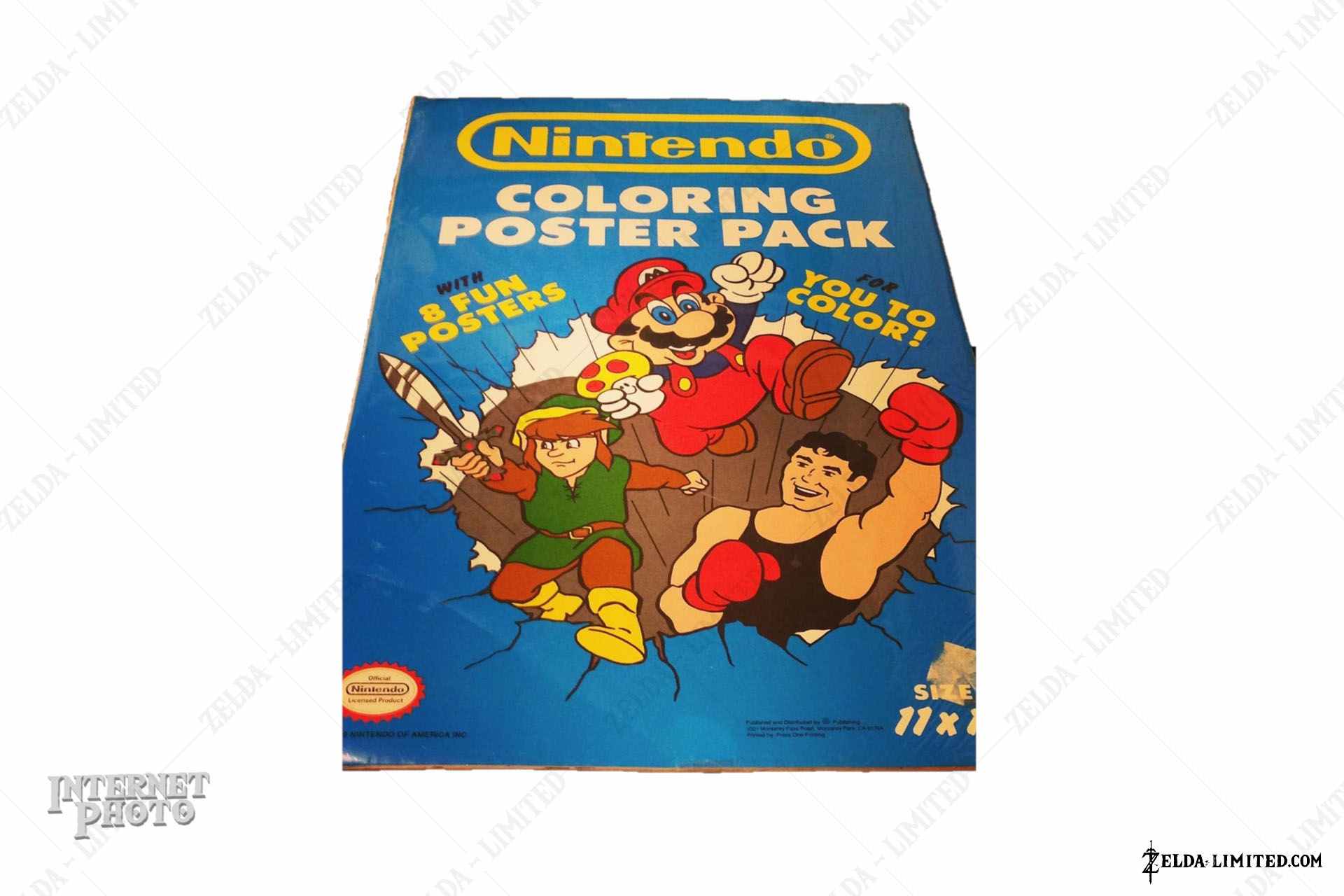 8 coloring poster pack