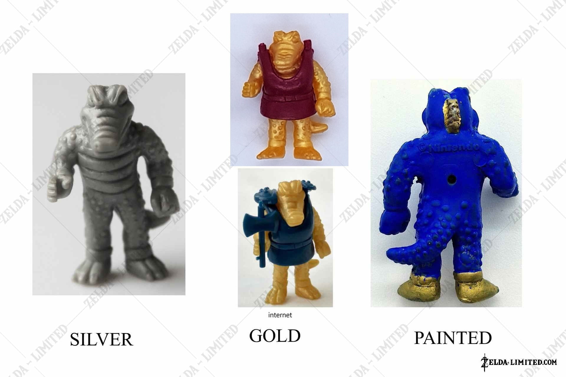 daira figures silver gold painted