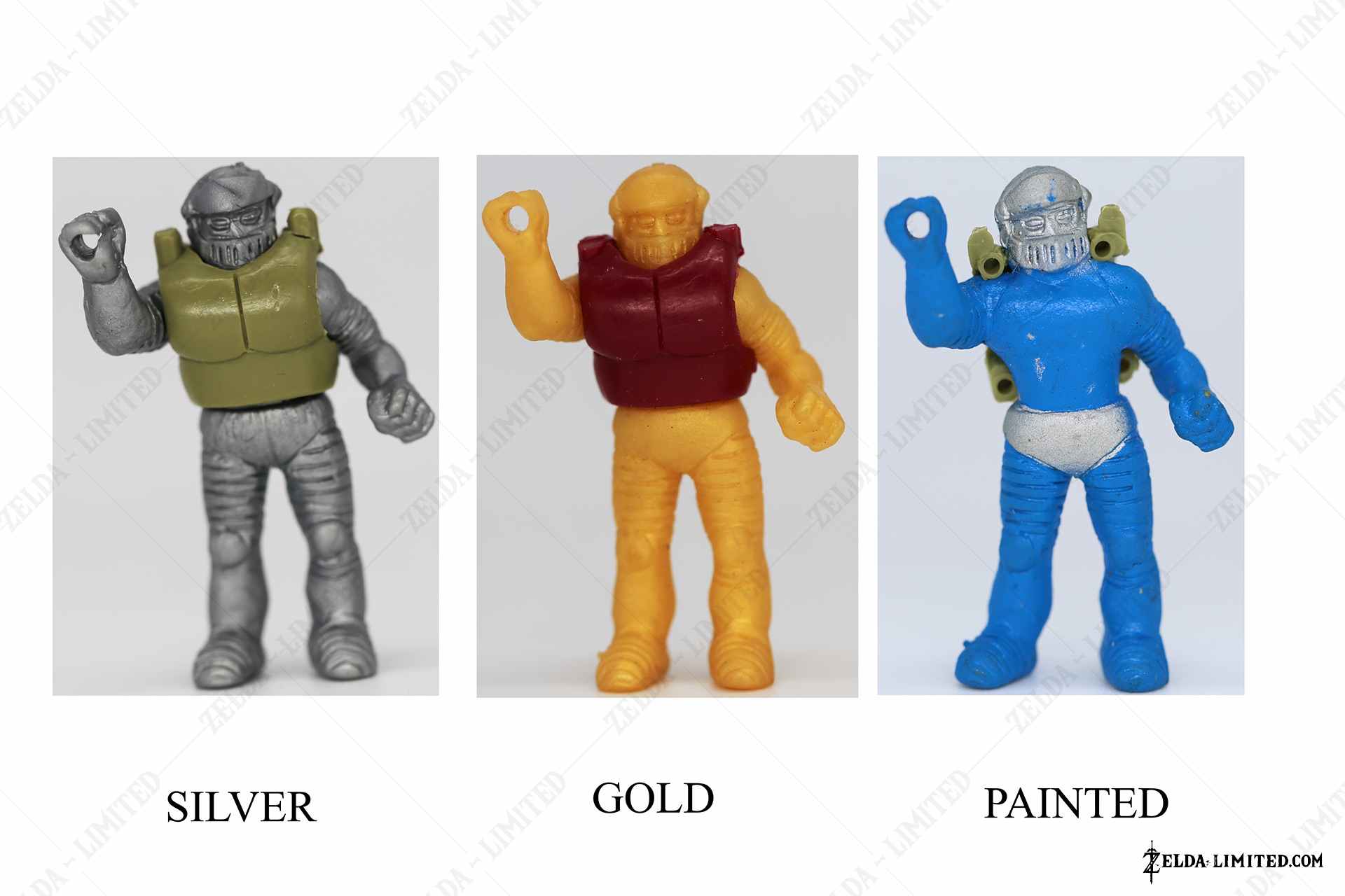 doomknocker figures silver gold painted