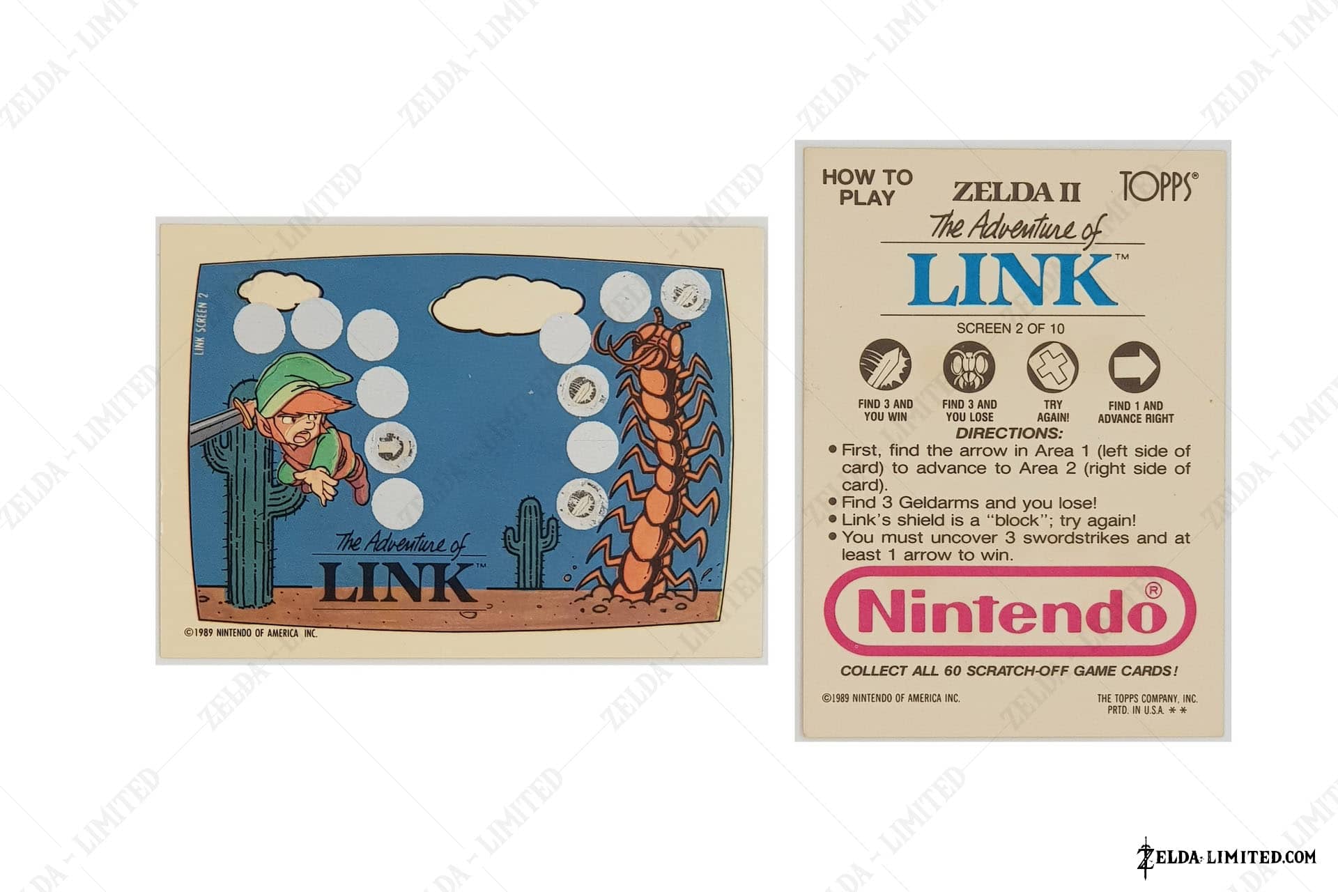 N2 scratch off game cards