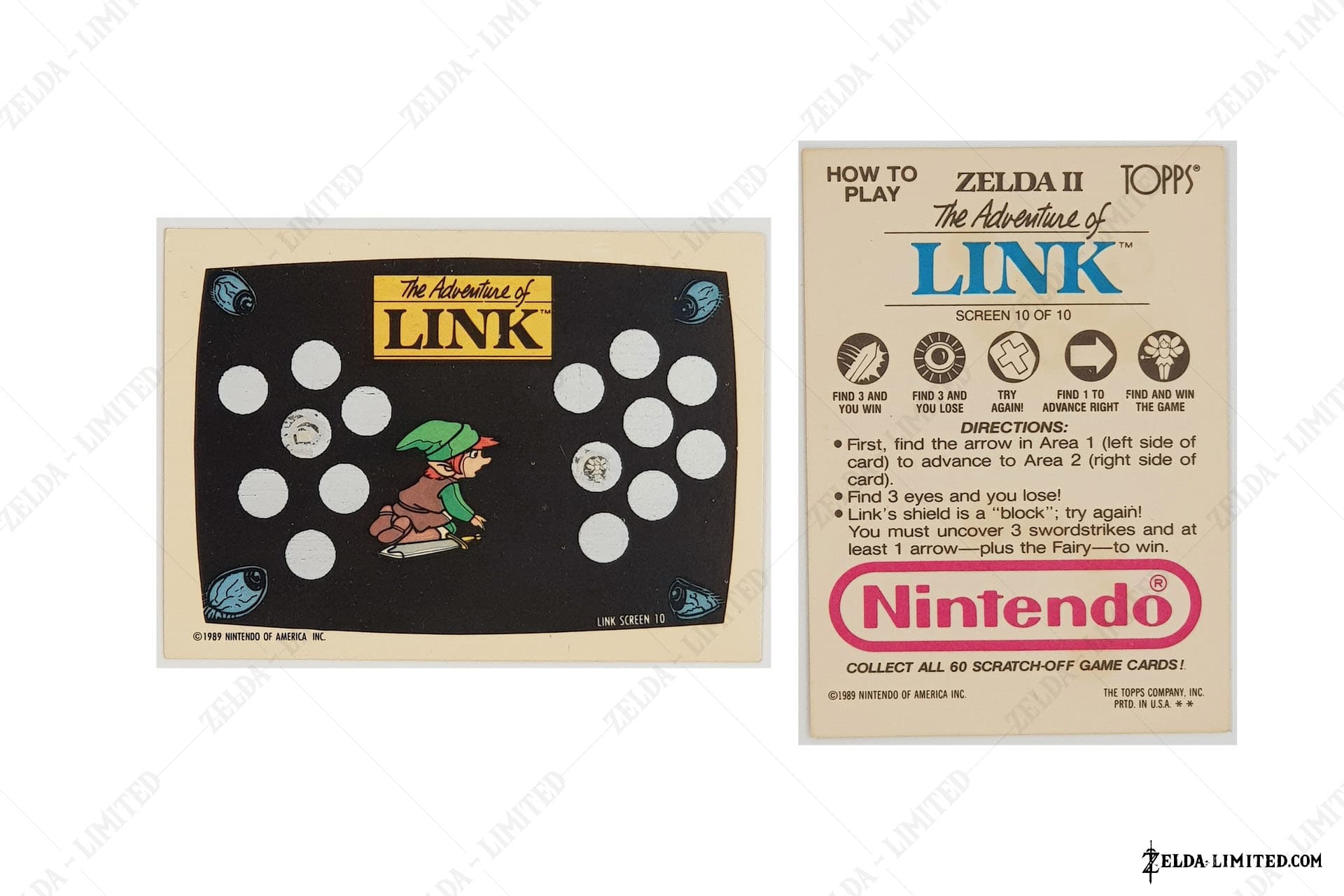 N10 scratch off game cards