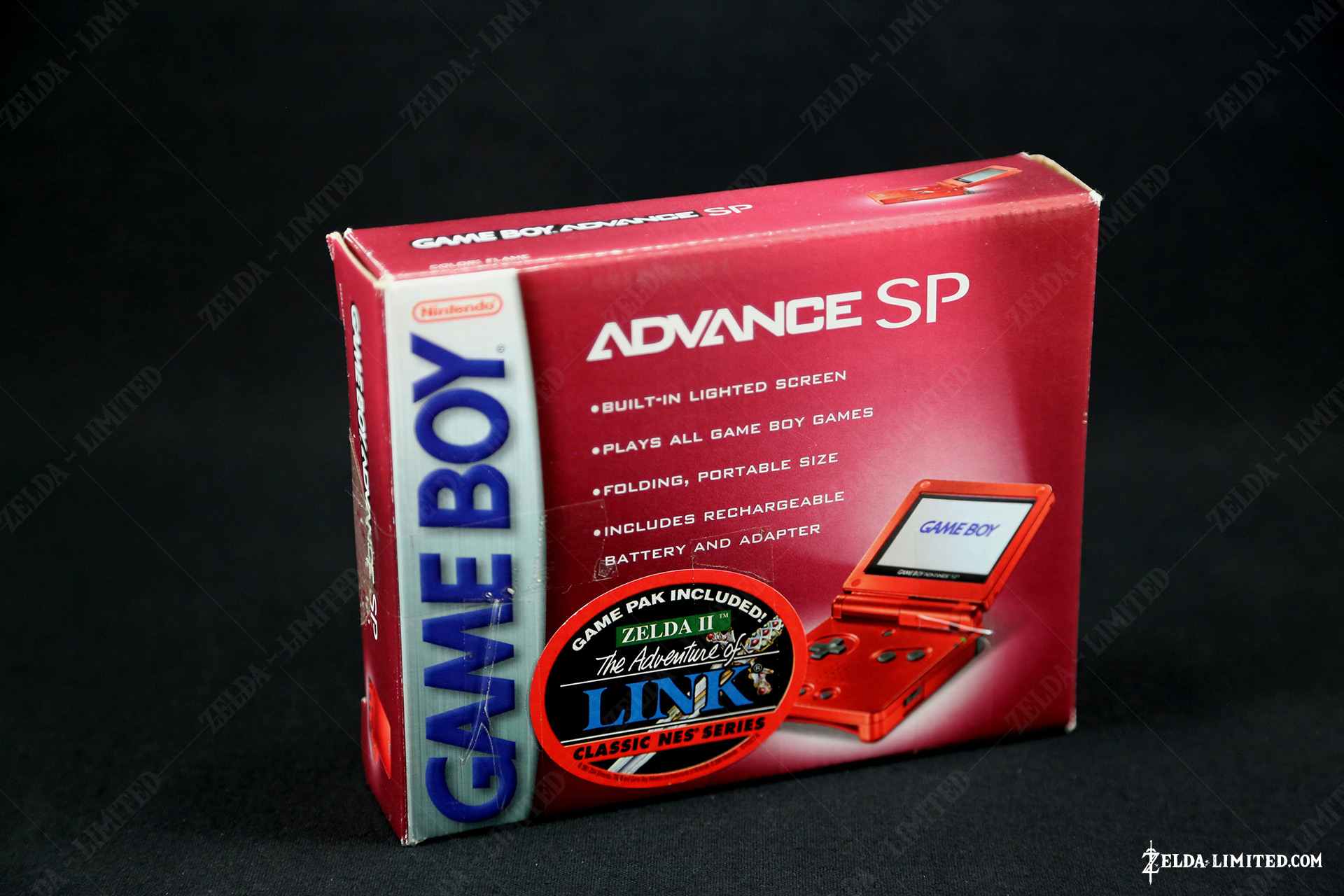 gba sp game pak included
