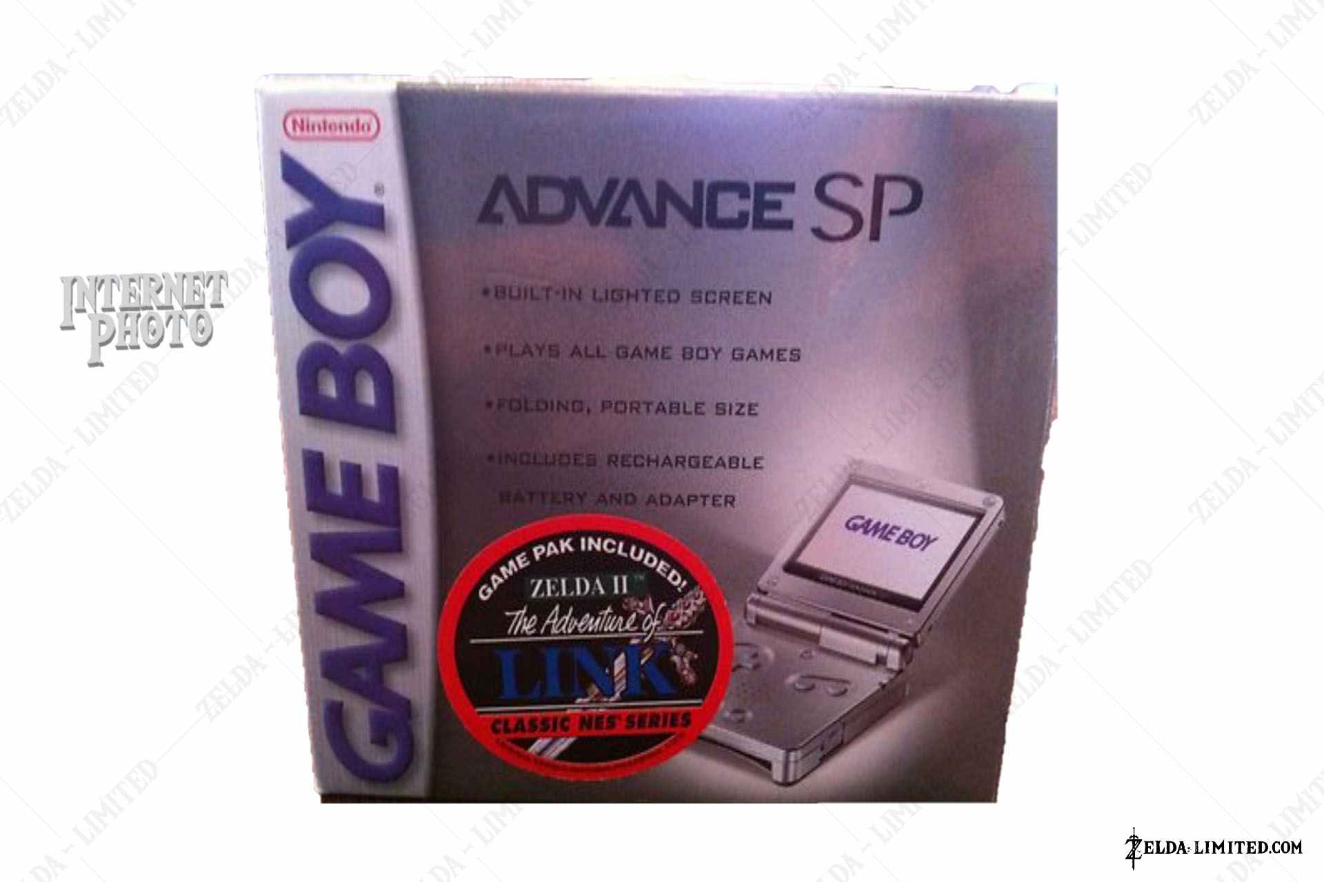 gba sp game pak included