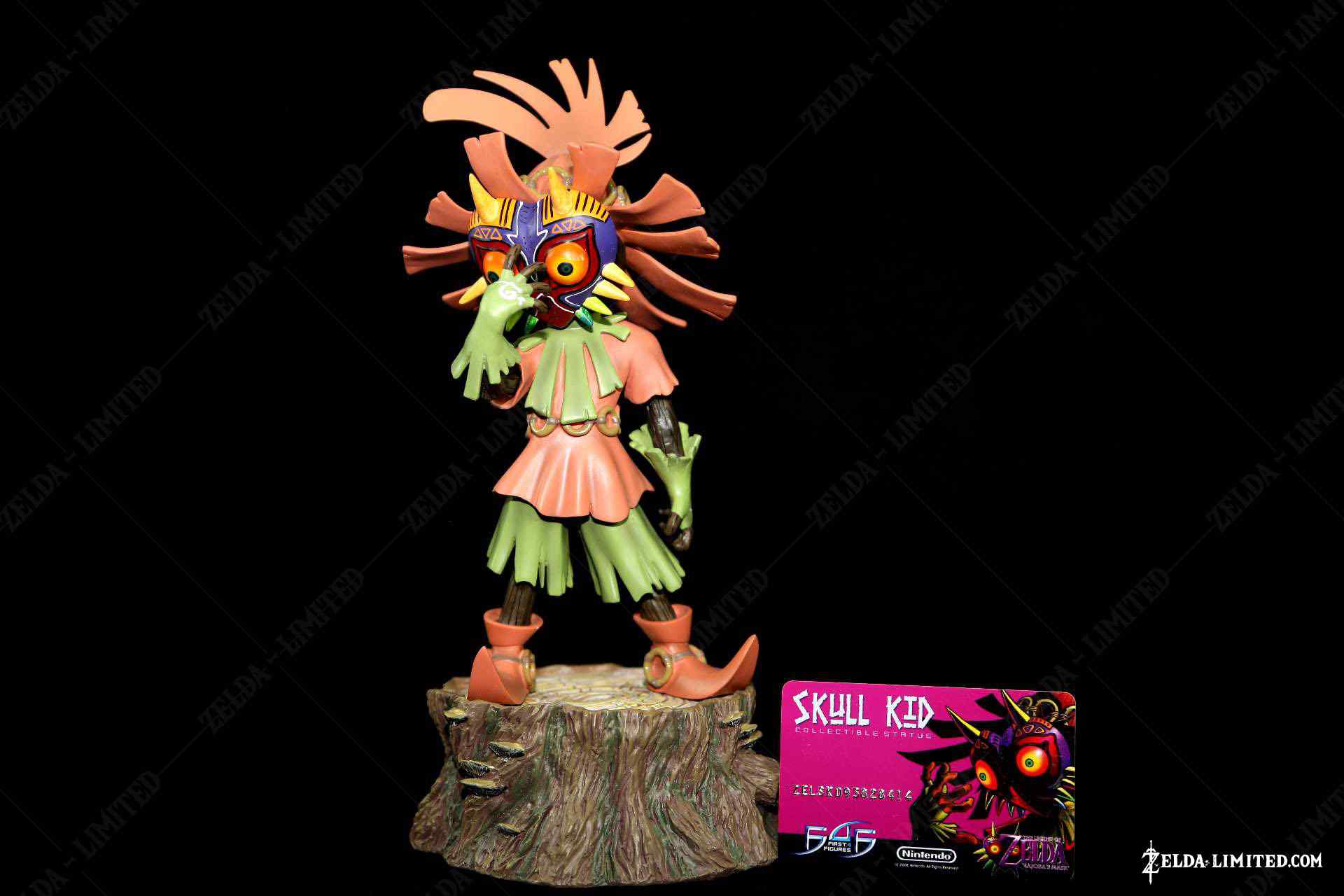 skull kid statue