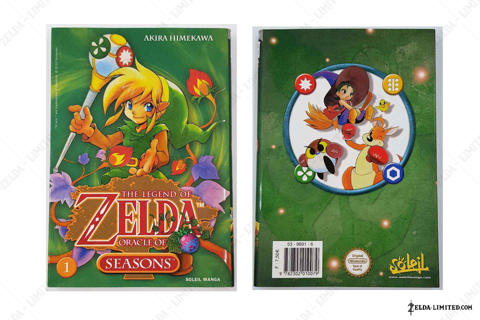 oracle of seasons manga vol 1