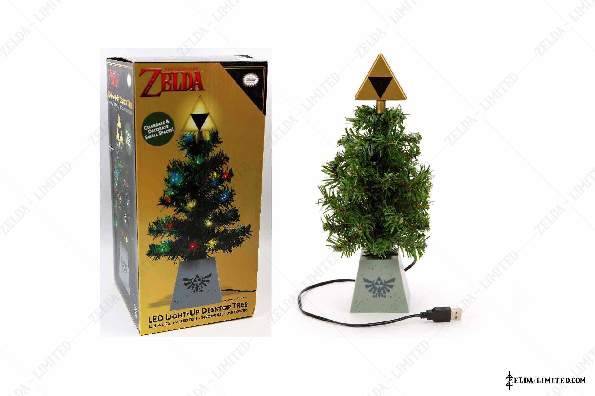 led light up desktop tree