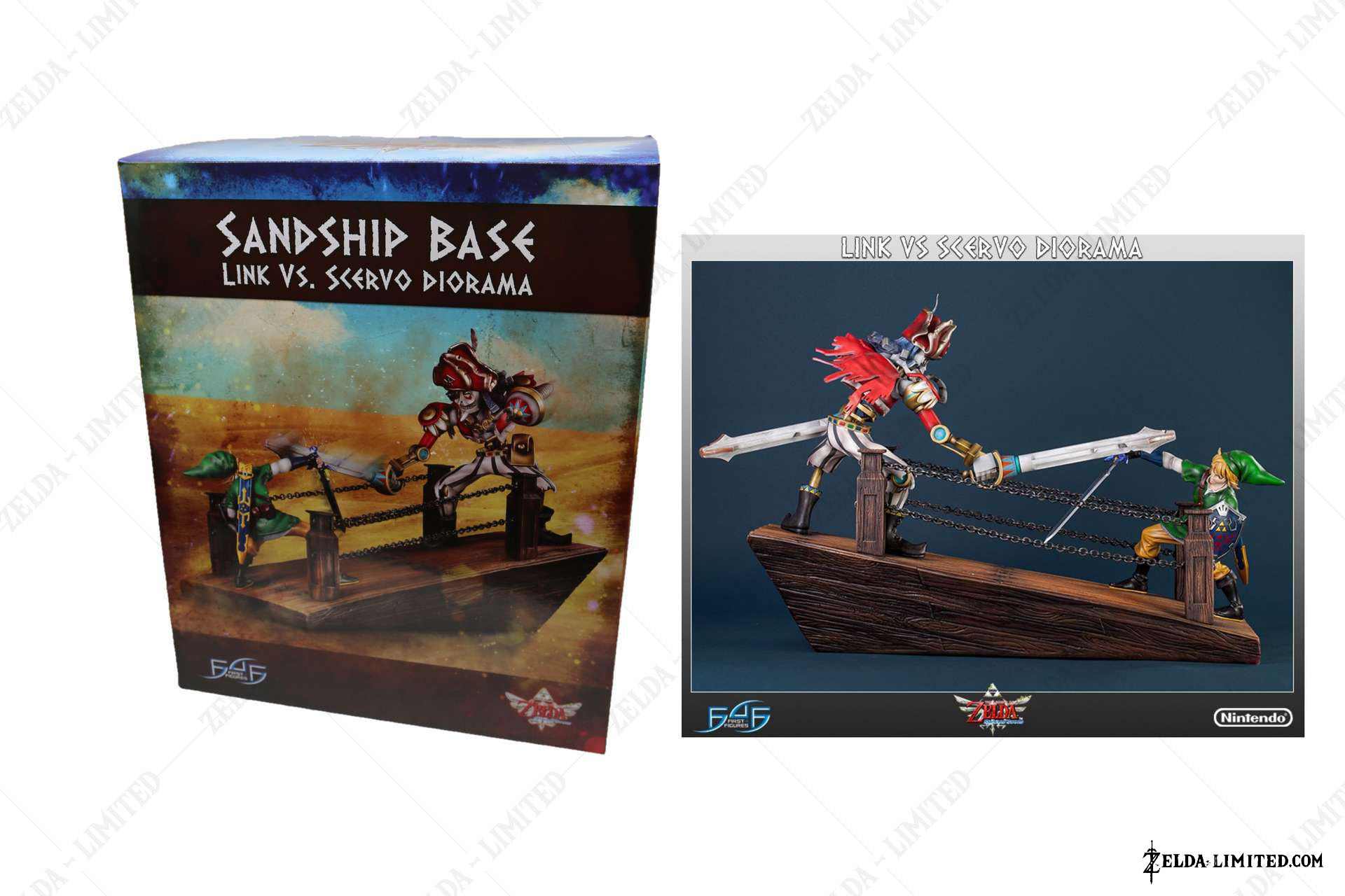 sandship base link vs scervo diorama