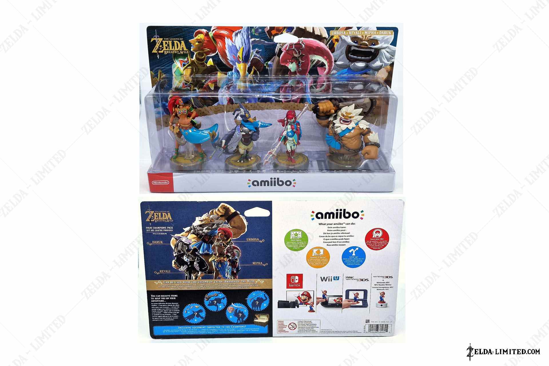 amiibo Urbosa Revali Mipha Daruk