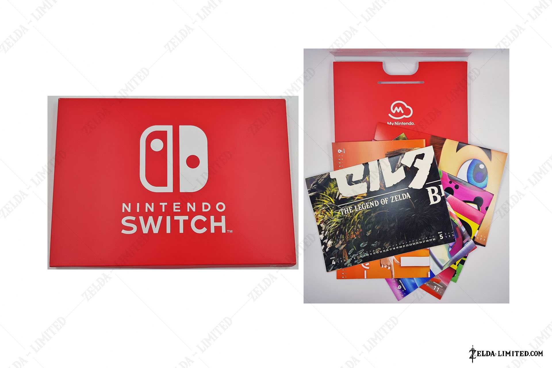 wallet of 6 calendar posters