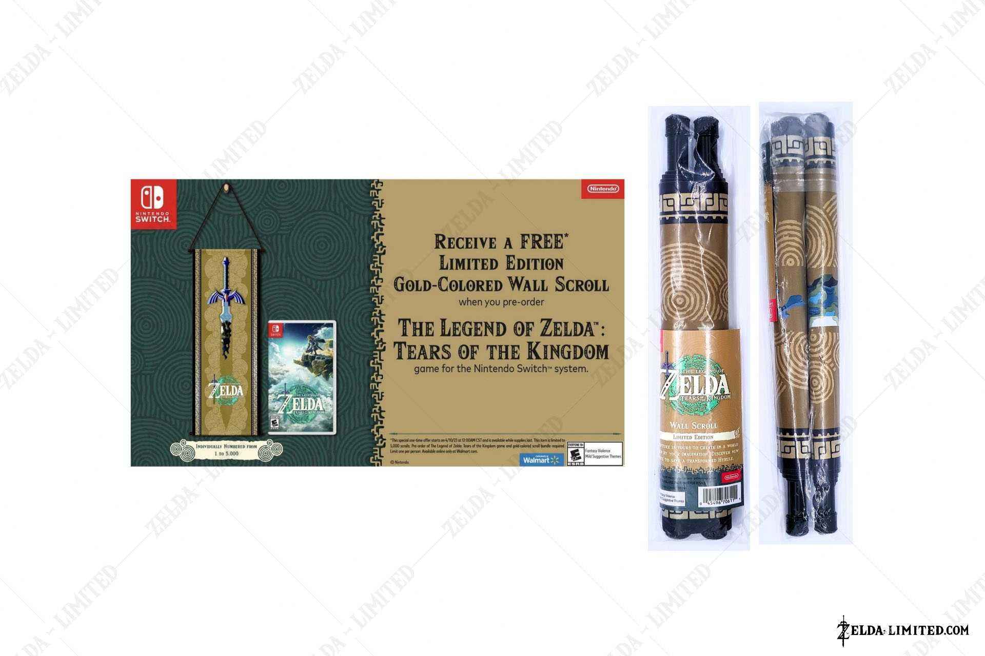 walmart pre order gold scroll