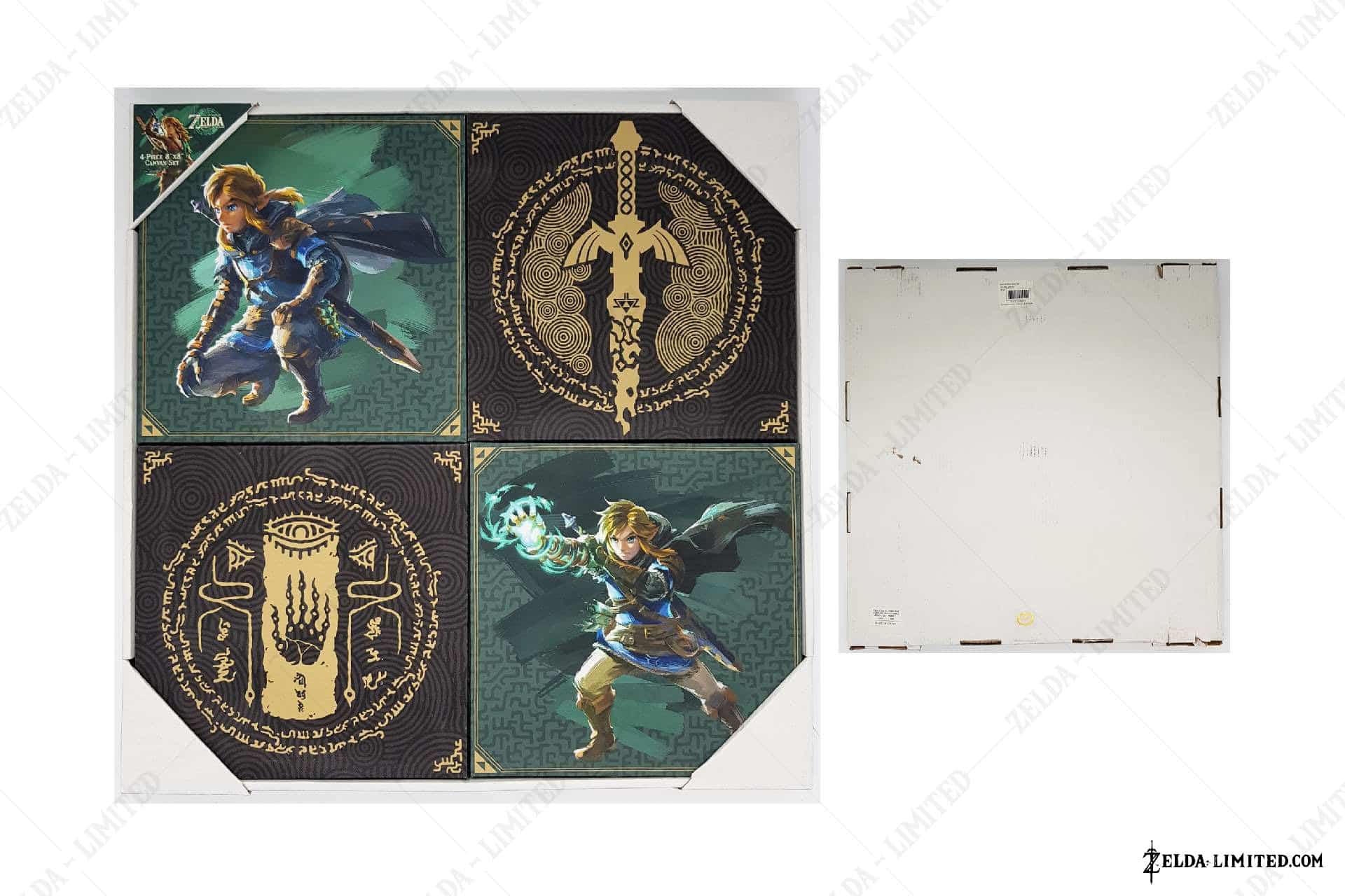 canvas set 4 piece 8x8