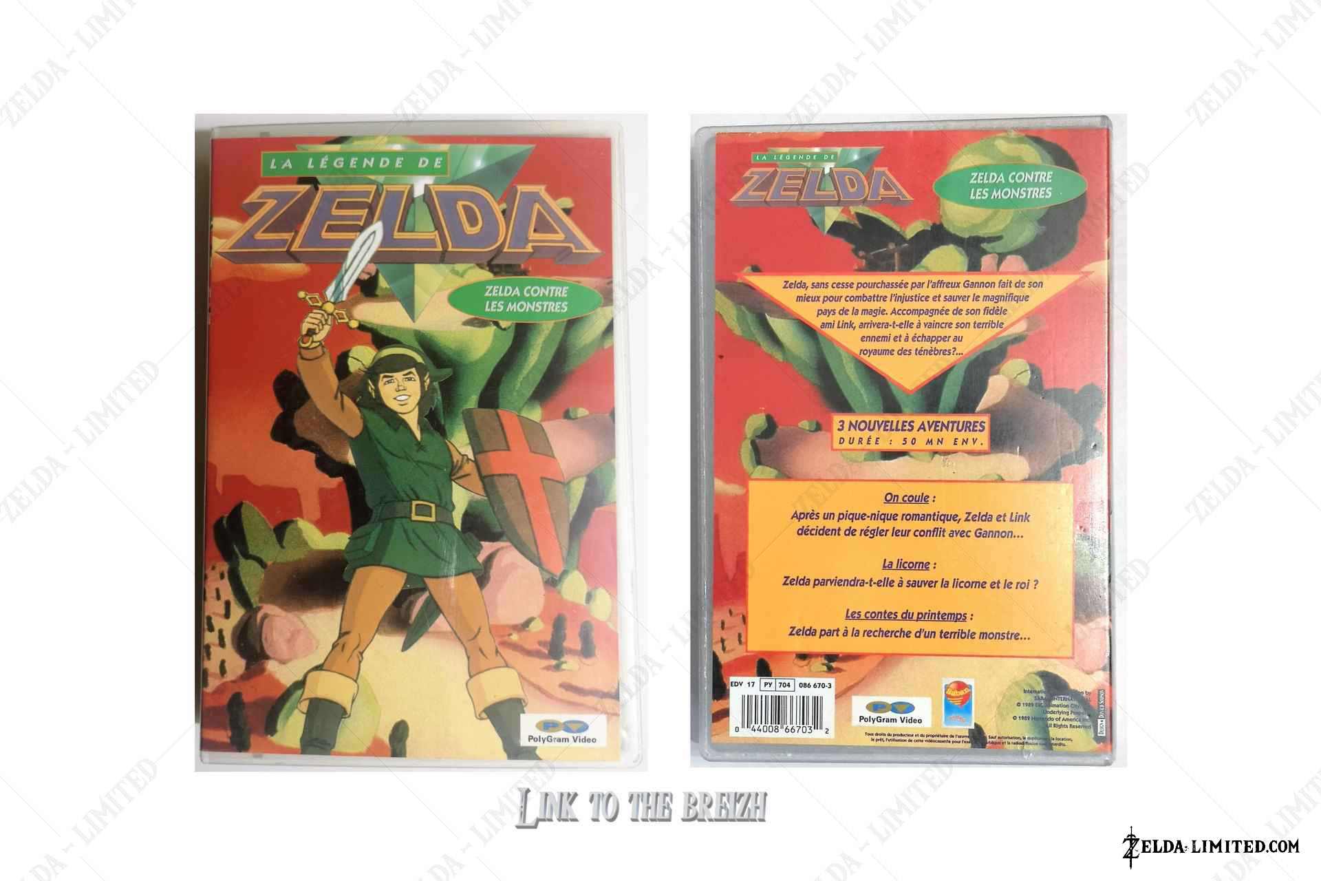 vhs zelda contre les monstres