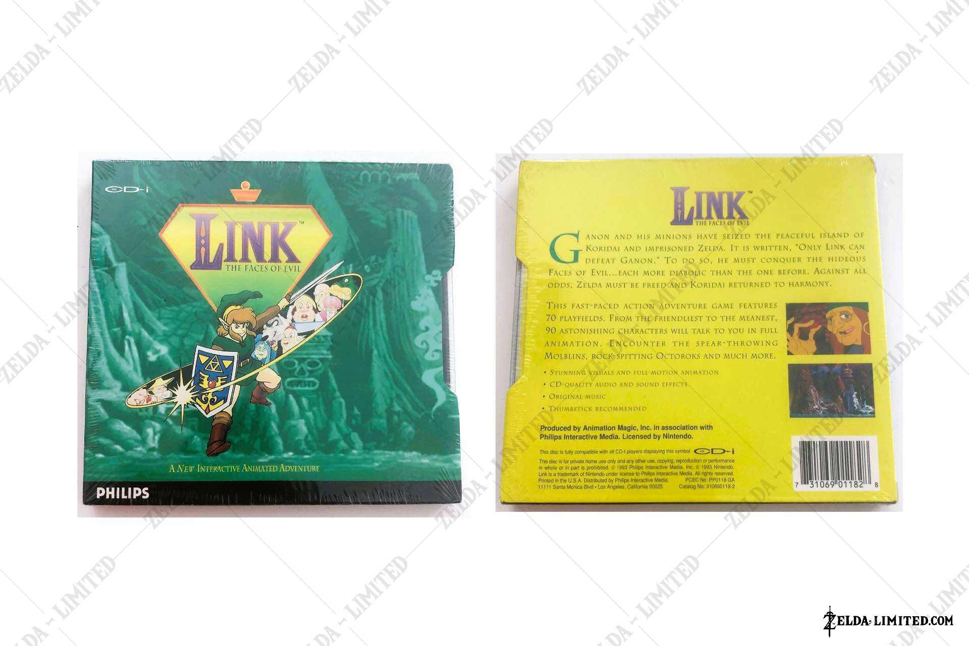 link the faces of evil