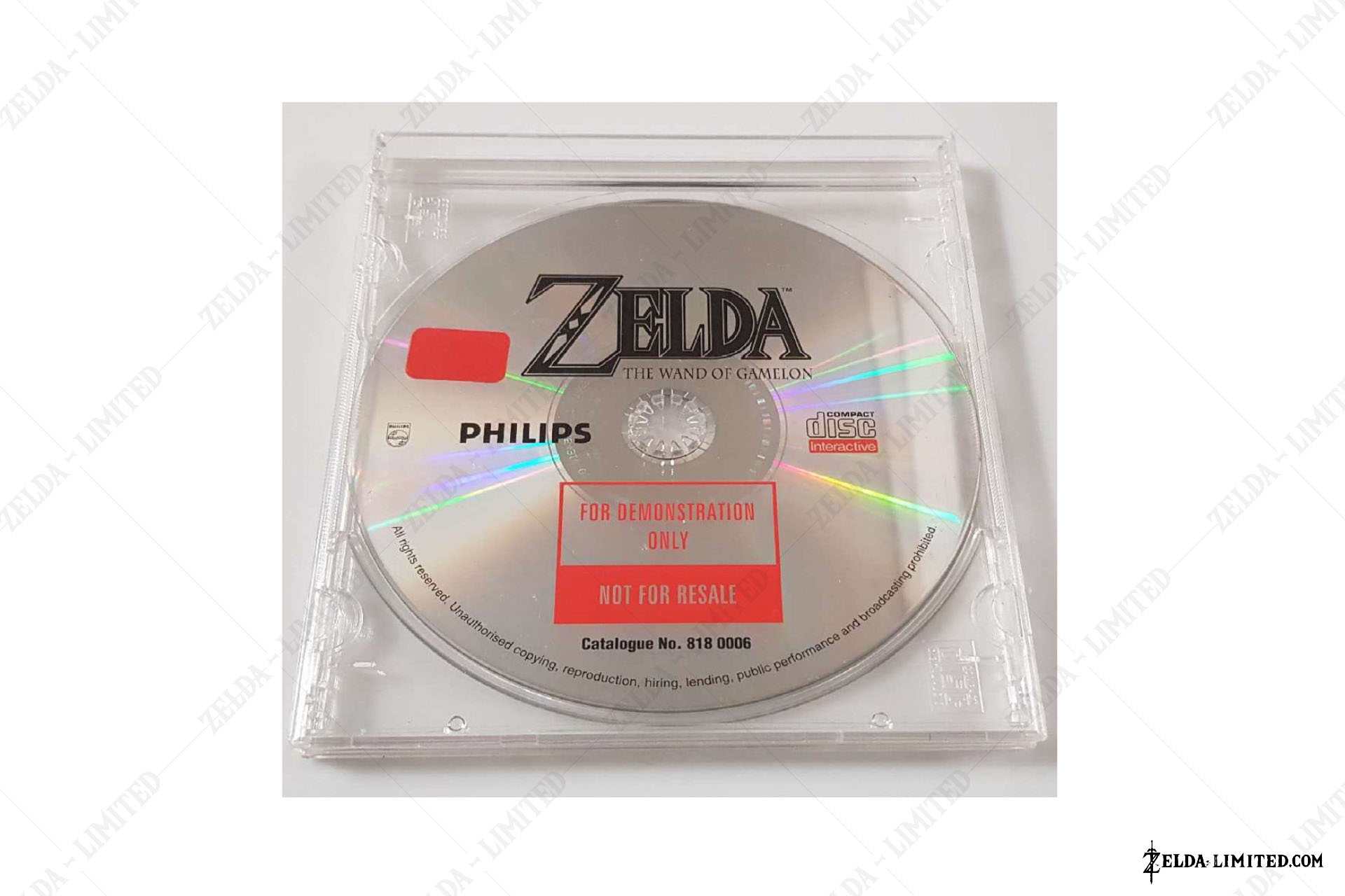 not for resale zelda the wand of gamelon