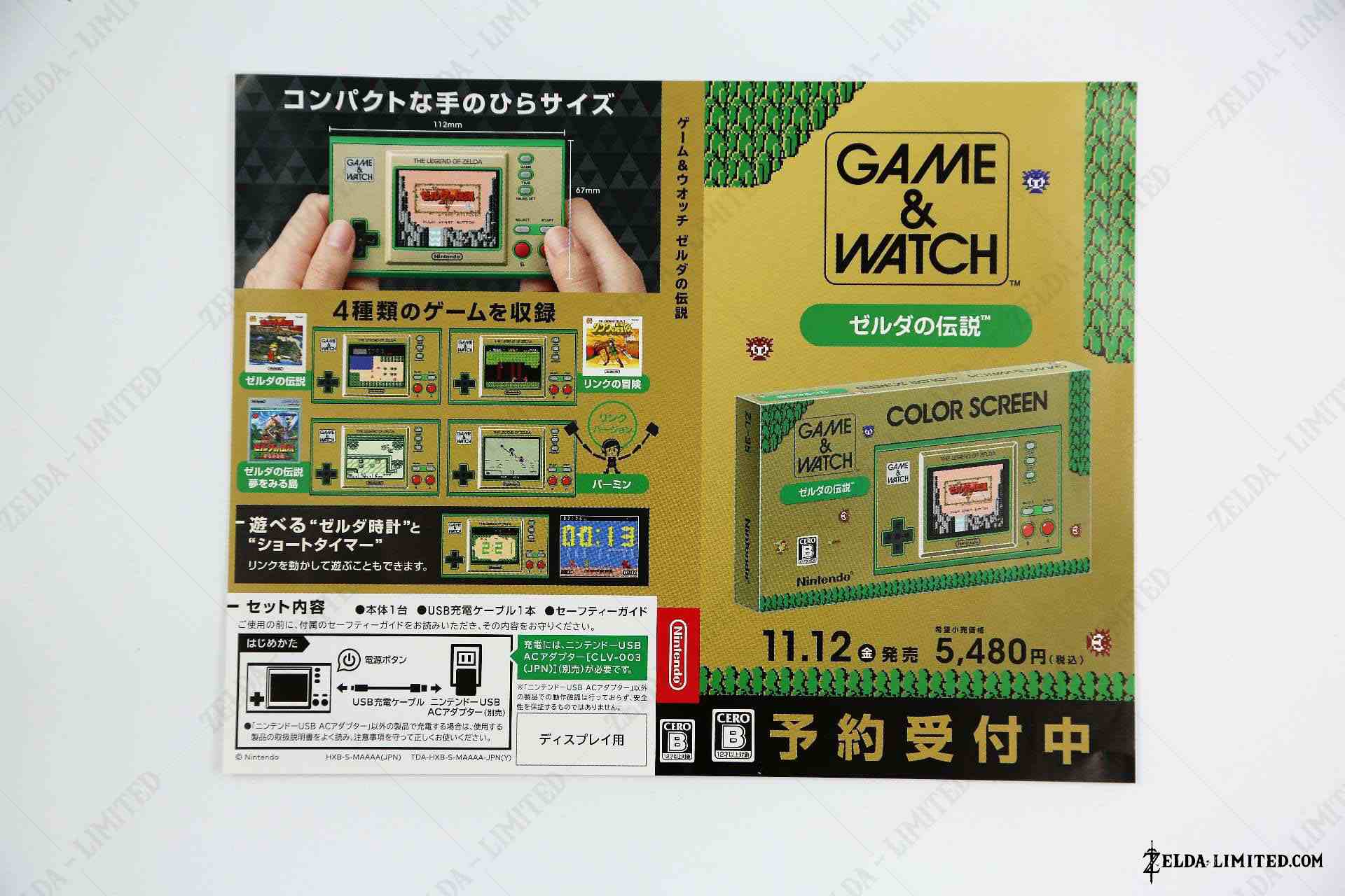 game & watch flyer