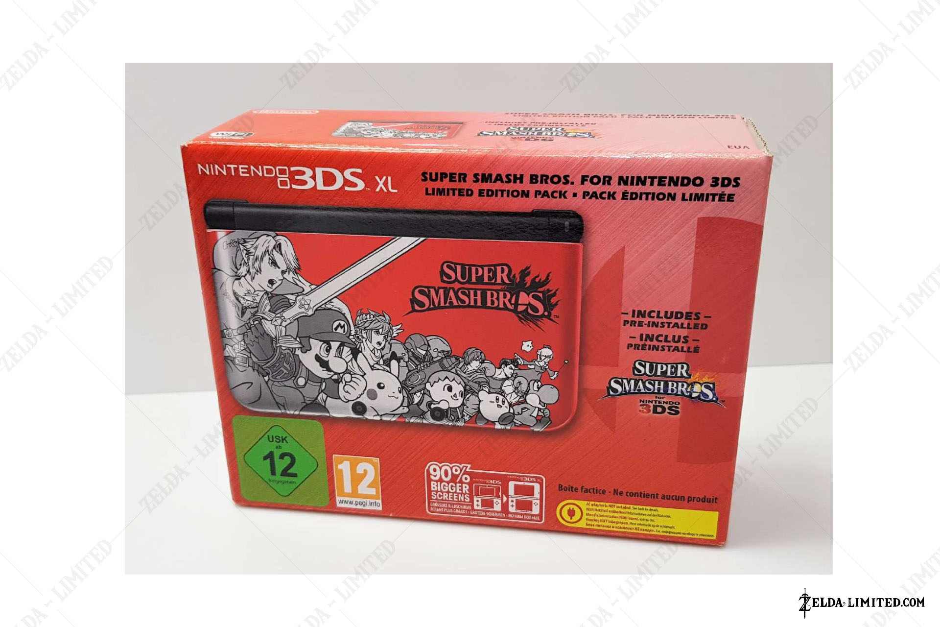 super smash bros display 3ds