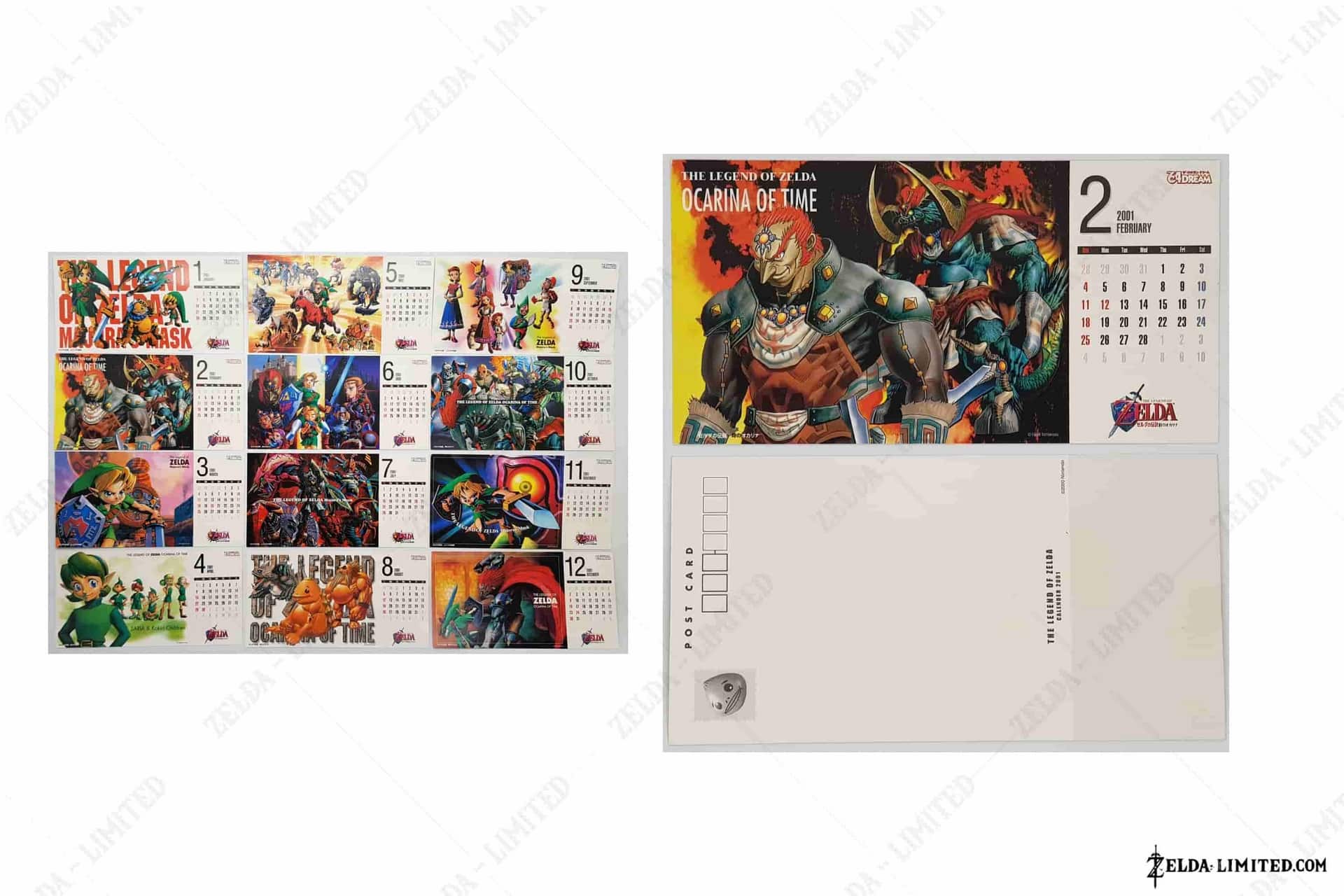 February postcard calandar