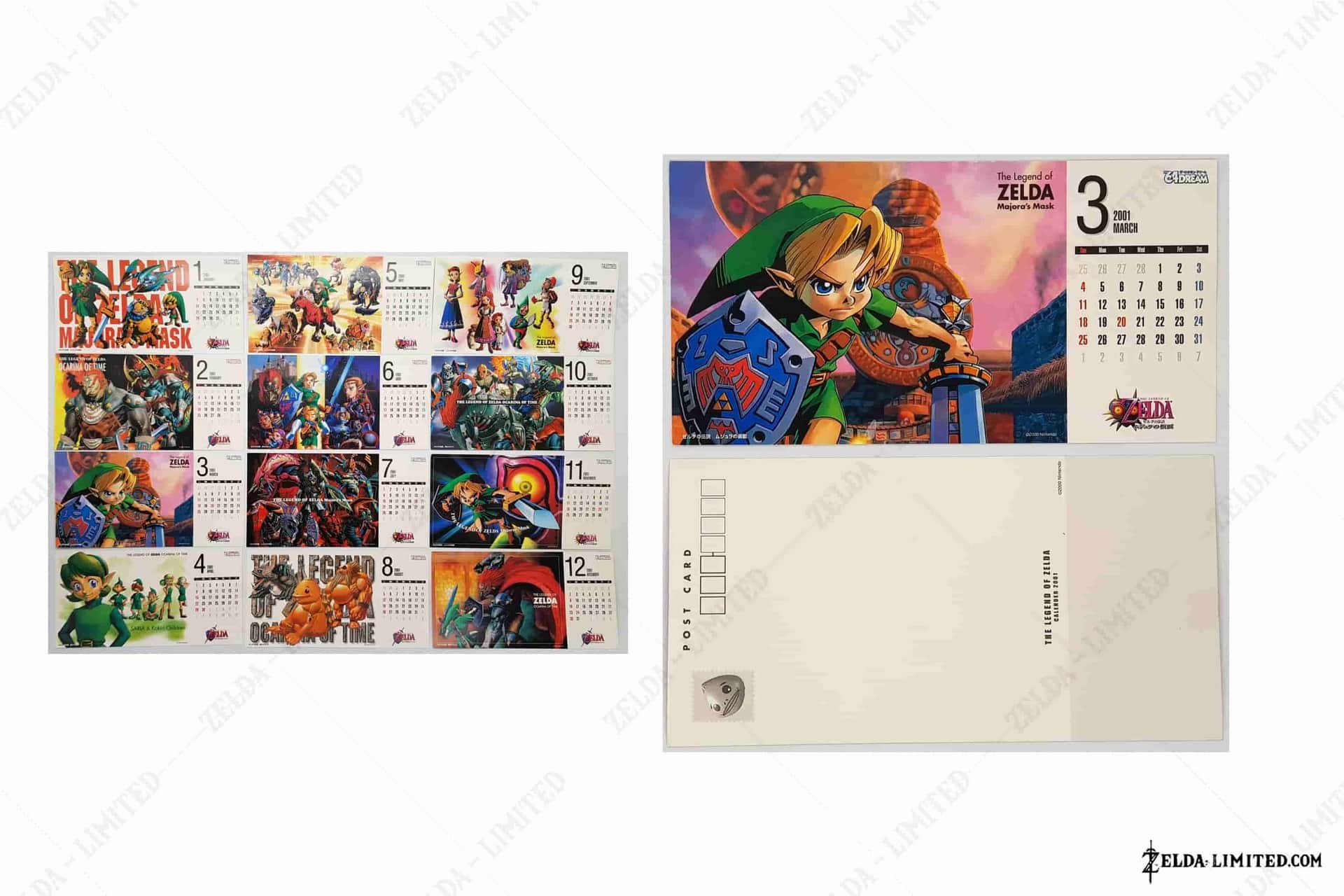 March postcard calandar