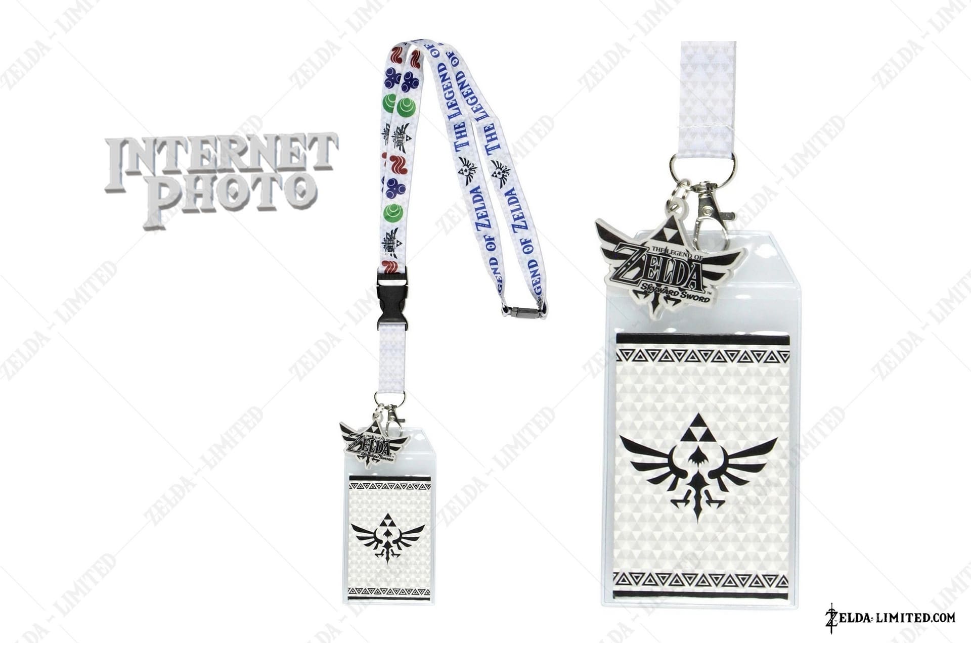 Breakaway Lanyard with Triforce Charm & ID Holder