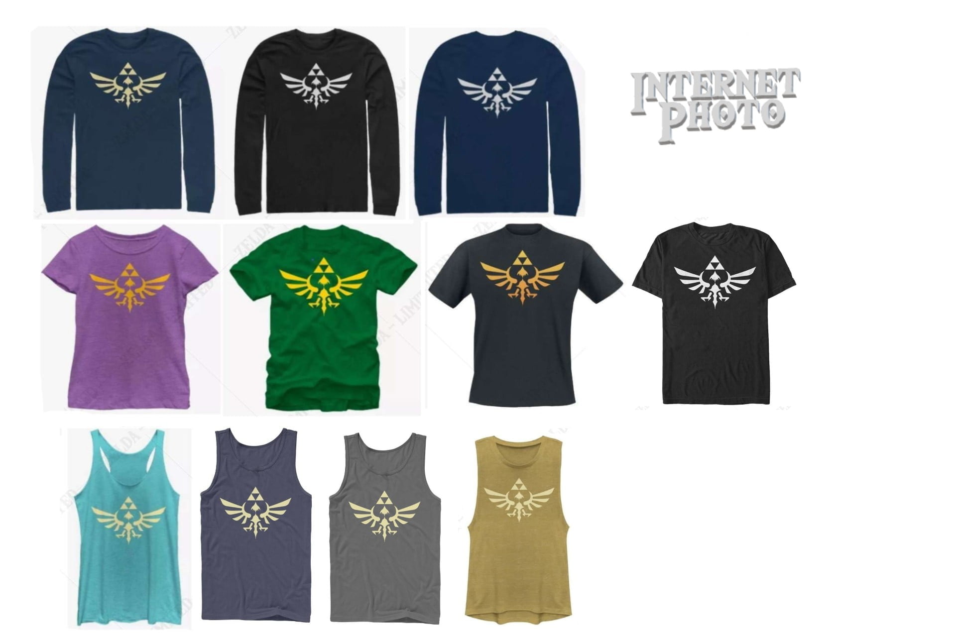 Zelda Triforce Stamp Tank