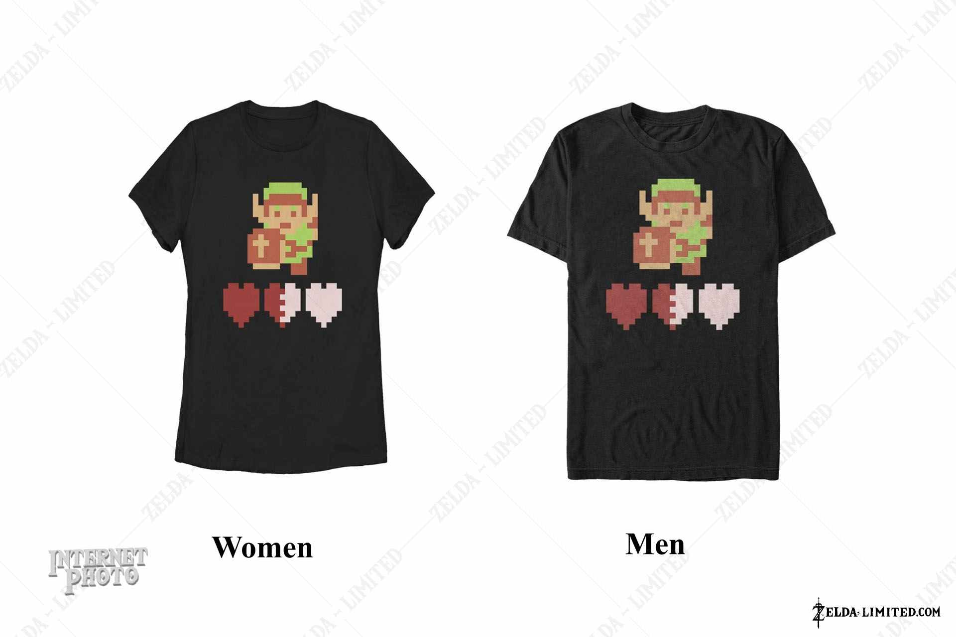 8 bit link health tee shirt