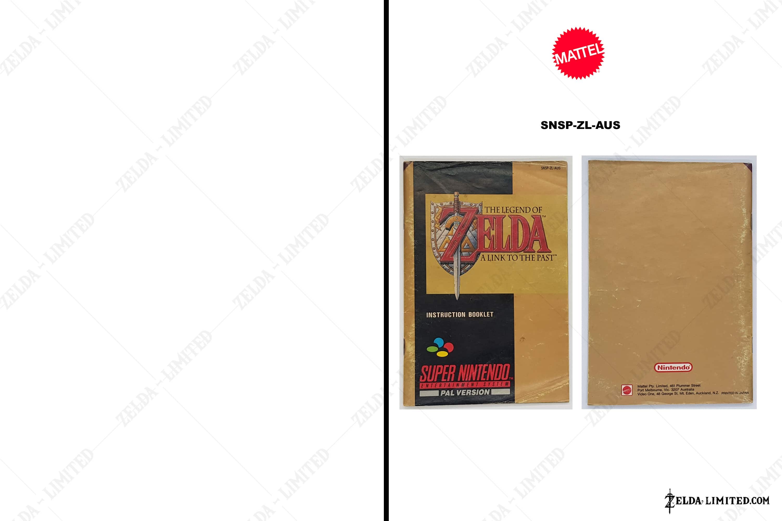 Instruction Booklet