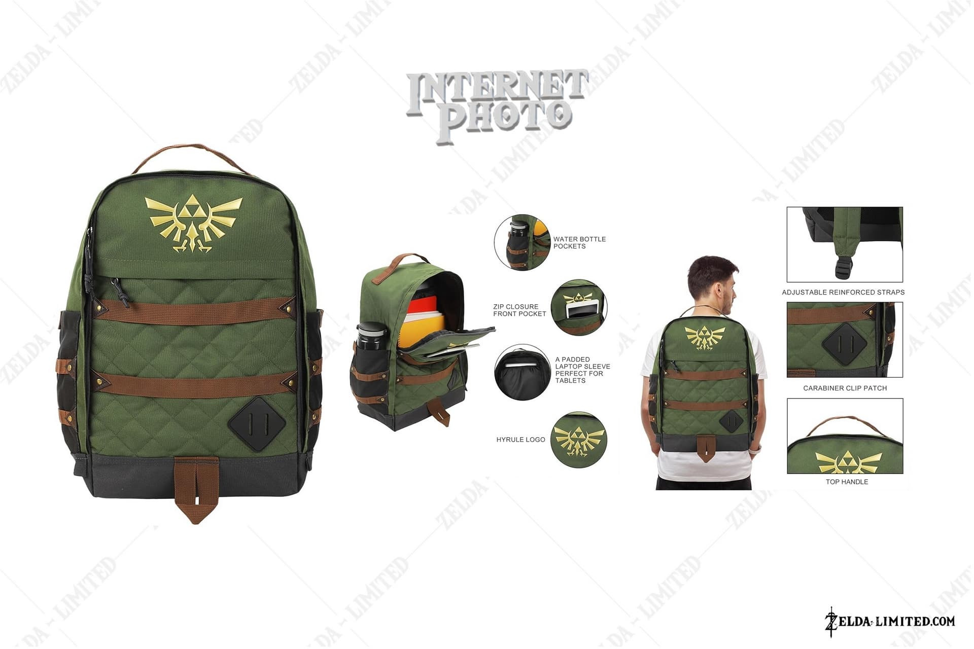hylian crest backpack B0F7MW2BGN