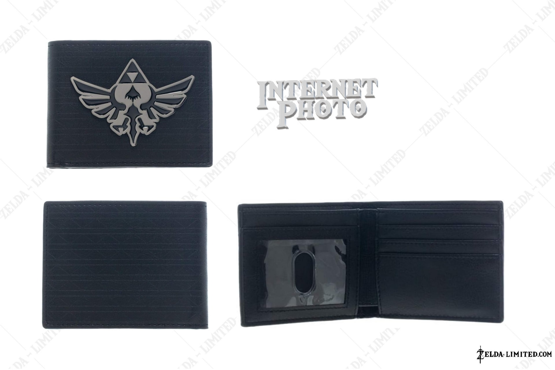 wallet with metal hylian crest